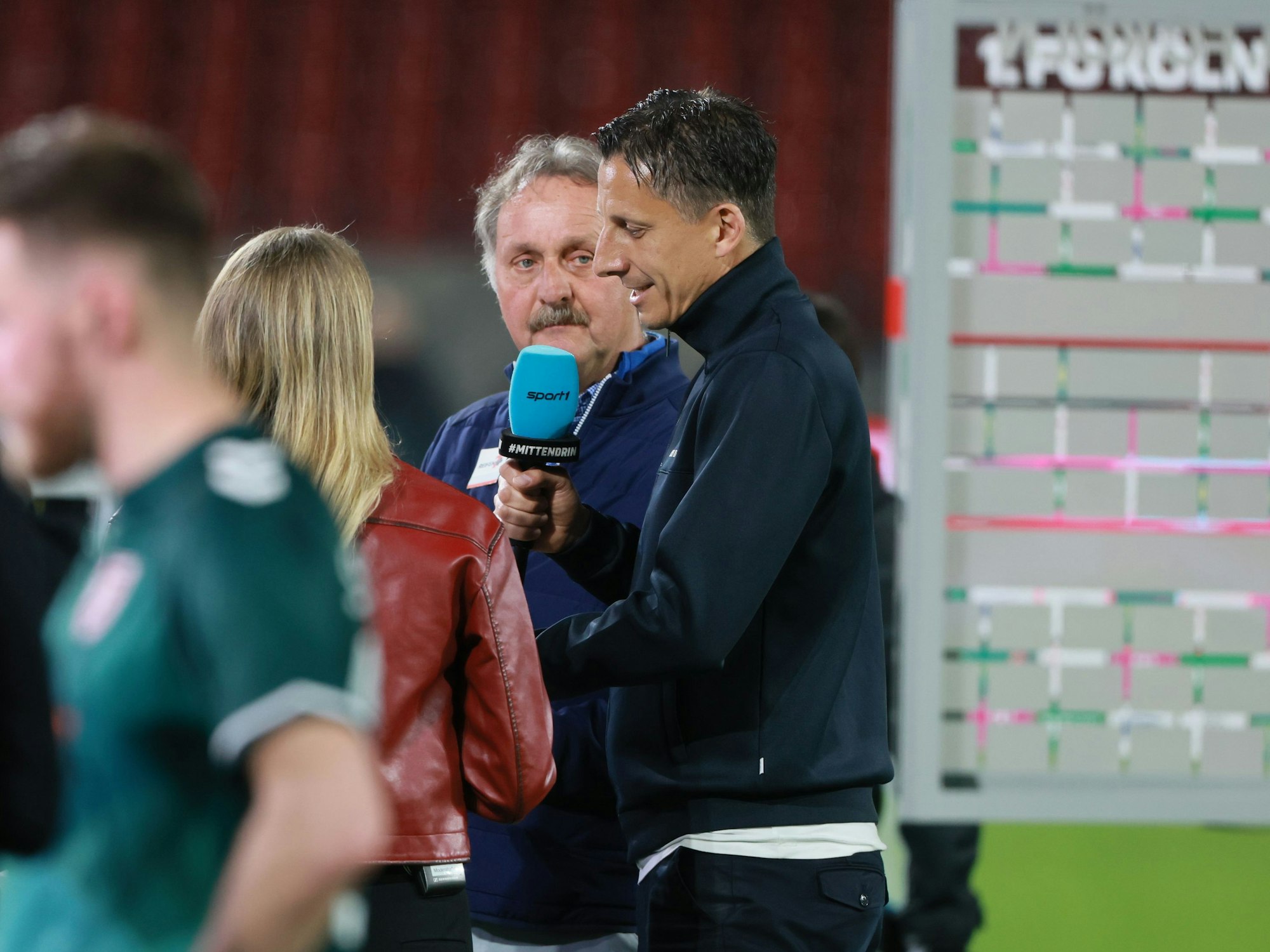 Christian Keller (1. FC Köln) nach dem Spiel im Sport1 Interview mit Peter Neururer.