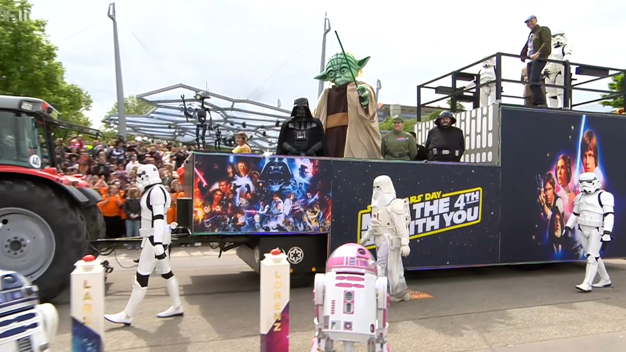 Der ZDF-„Fernsehgarten“ stand ganz im Zeichen von Star Wars.