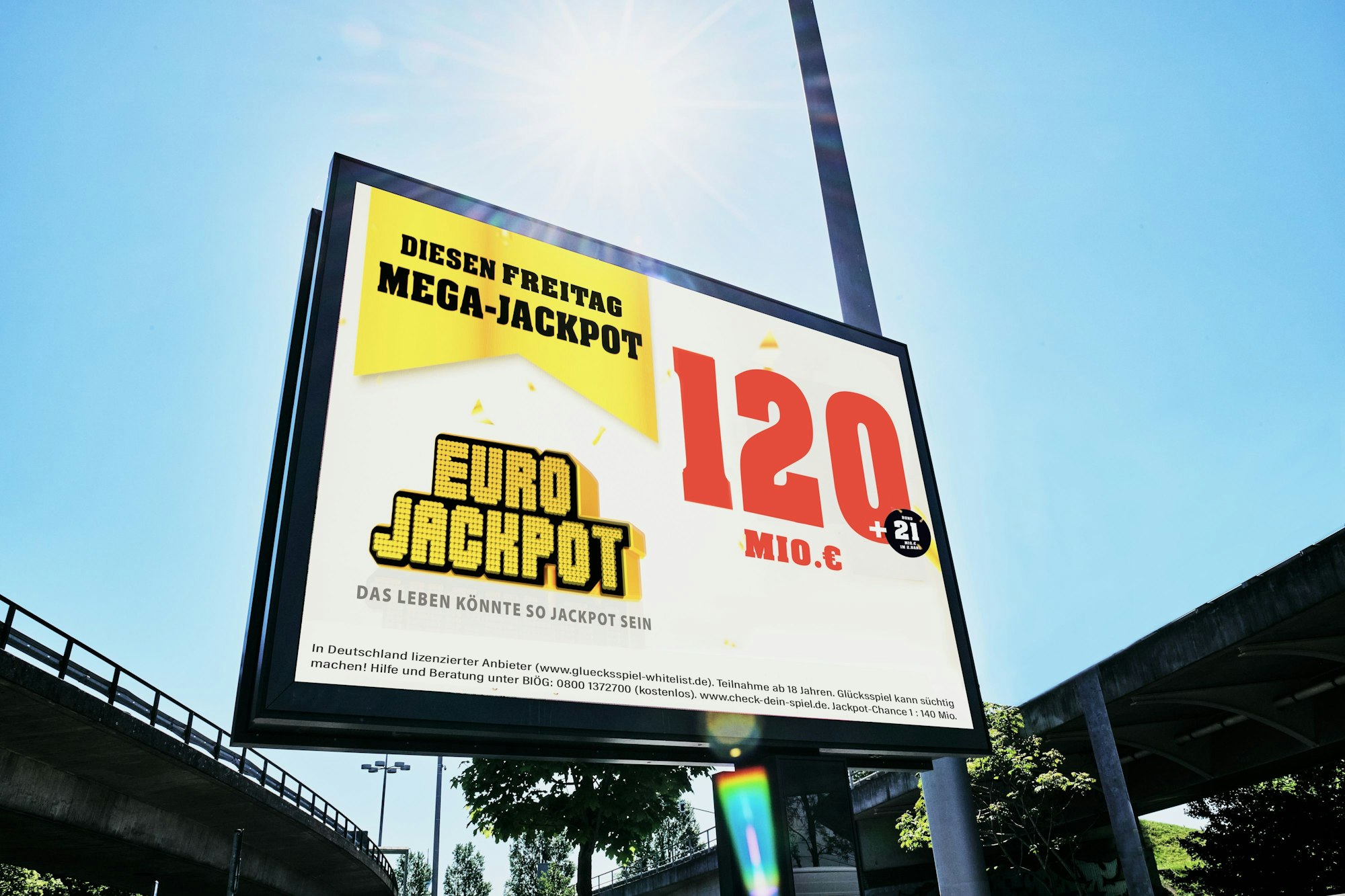 Erstmals in diesem Jahr ist der Eurojackpot auf seine maximale Summe angestiegen. Um 120 Millionen Euro geht es auch am kommenden Freitag (9. Mai) für die Spielteilnehmer aus 19 europäischen Ländern.