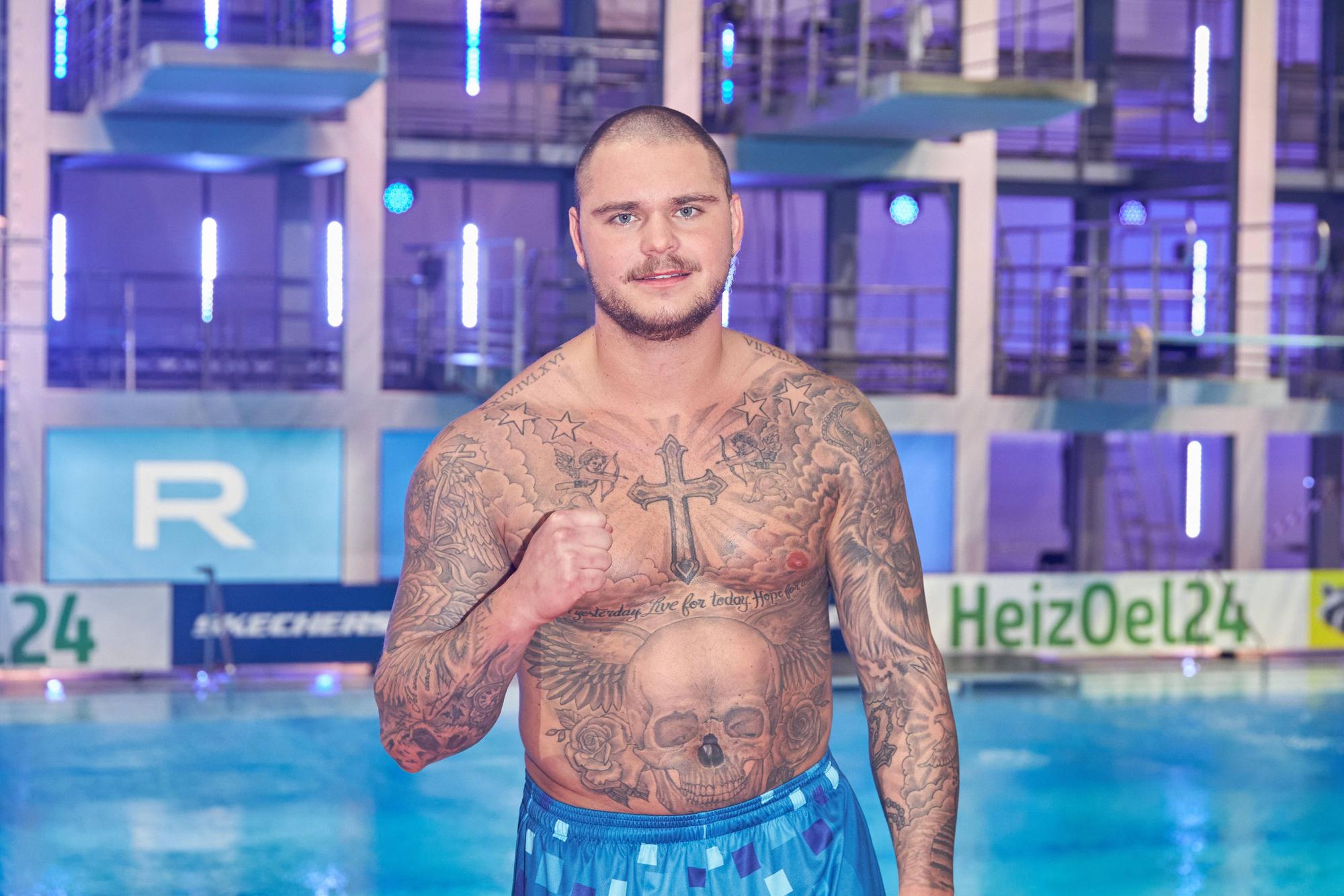 Nico Legat - Teilnehmer des „RTL Turmspringen 2024“ im Berliner Velodrom