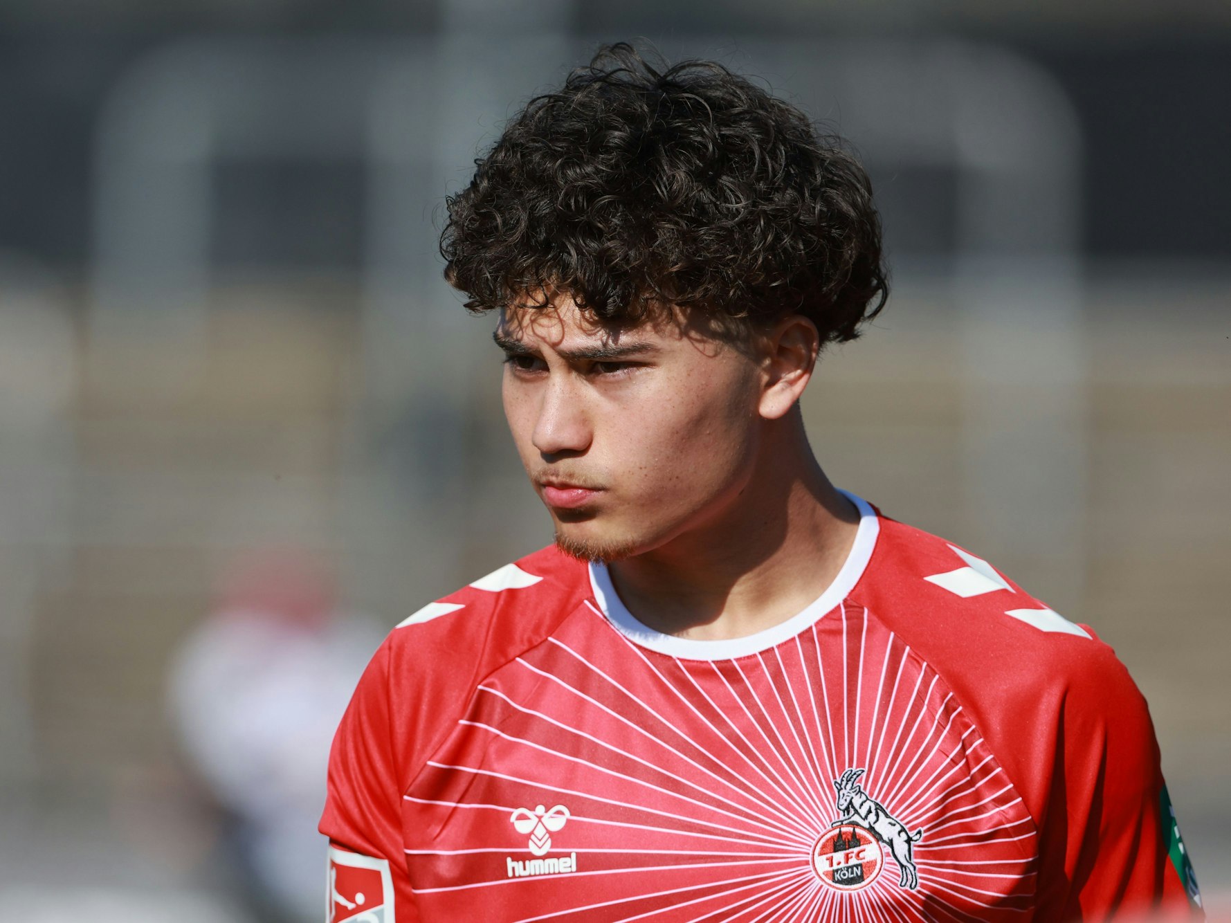 Nahaufnahme von Justin von der Hitz im FC-Trikot.