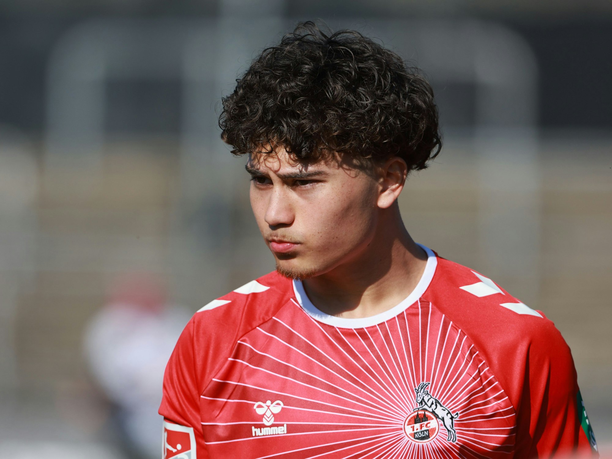 Nahaufnahme von Justin von der Hitz im FC-Trikot.