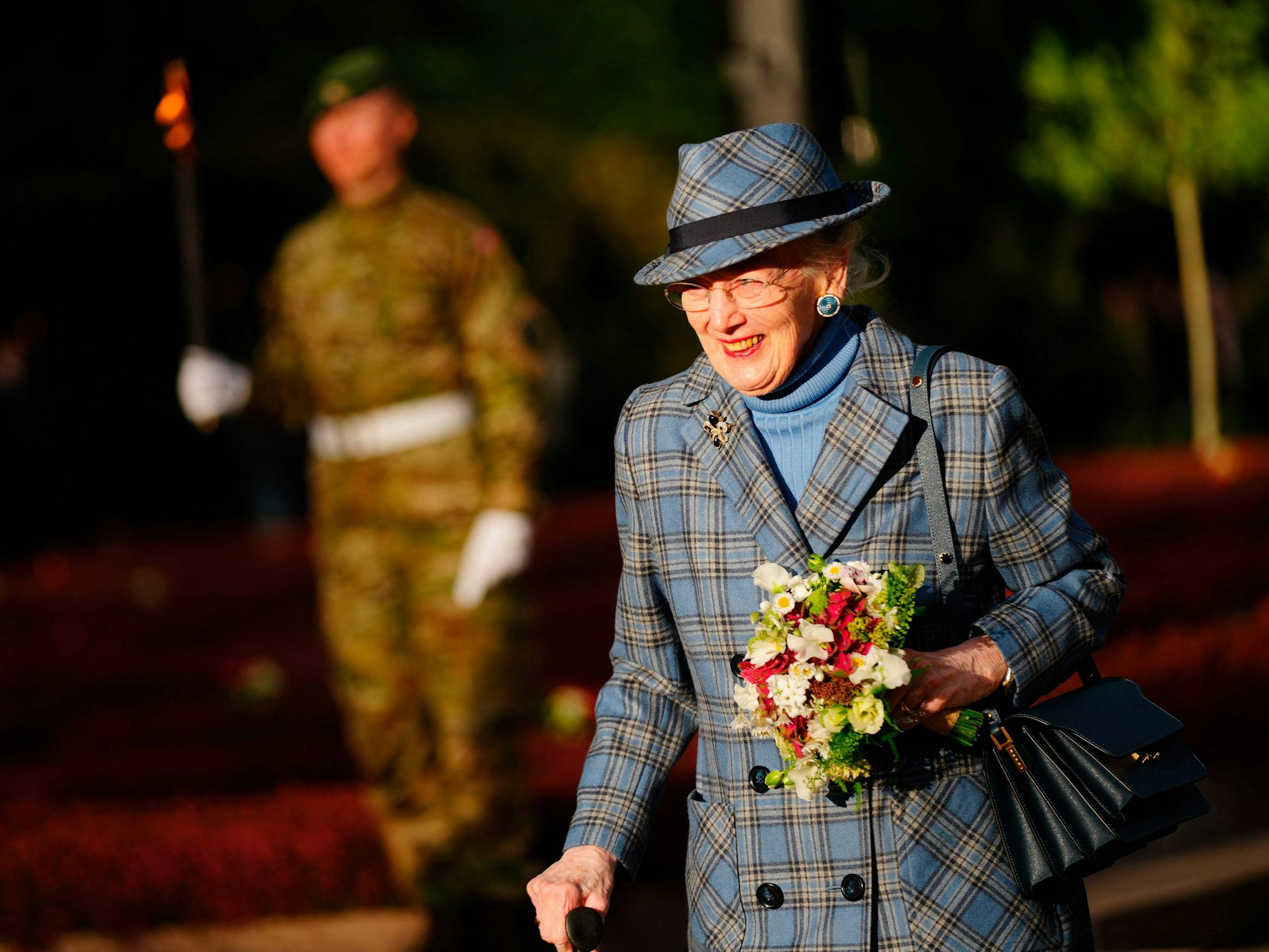Altkönigin Margrethe II. nimmt am 4. Mai 2025 an einer Gedenkveranstaltung zur Befreiung Dänemarks von Nazi-Deutschland teil.