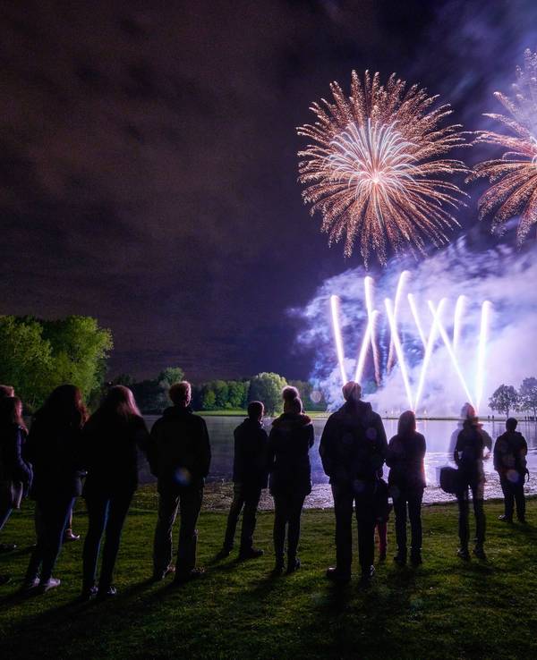 Rhein in Flammen in Bonn