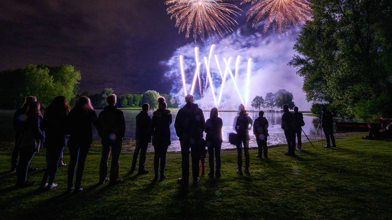 Rhein in Flammen in Bonn
