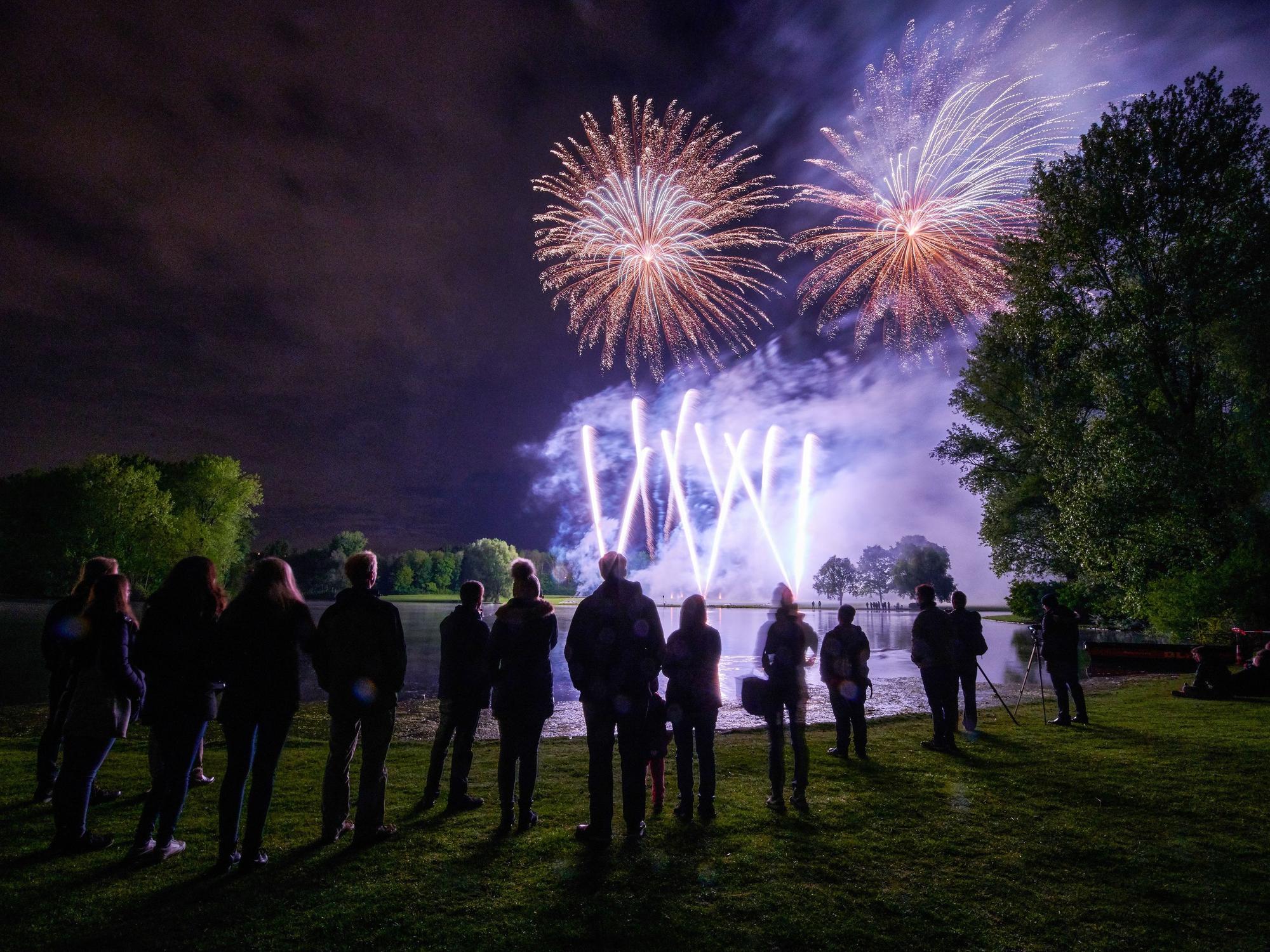 Rhein in Flammen in Bonn