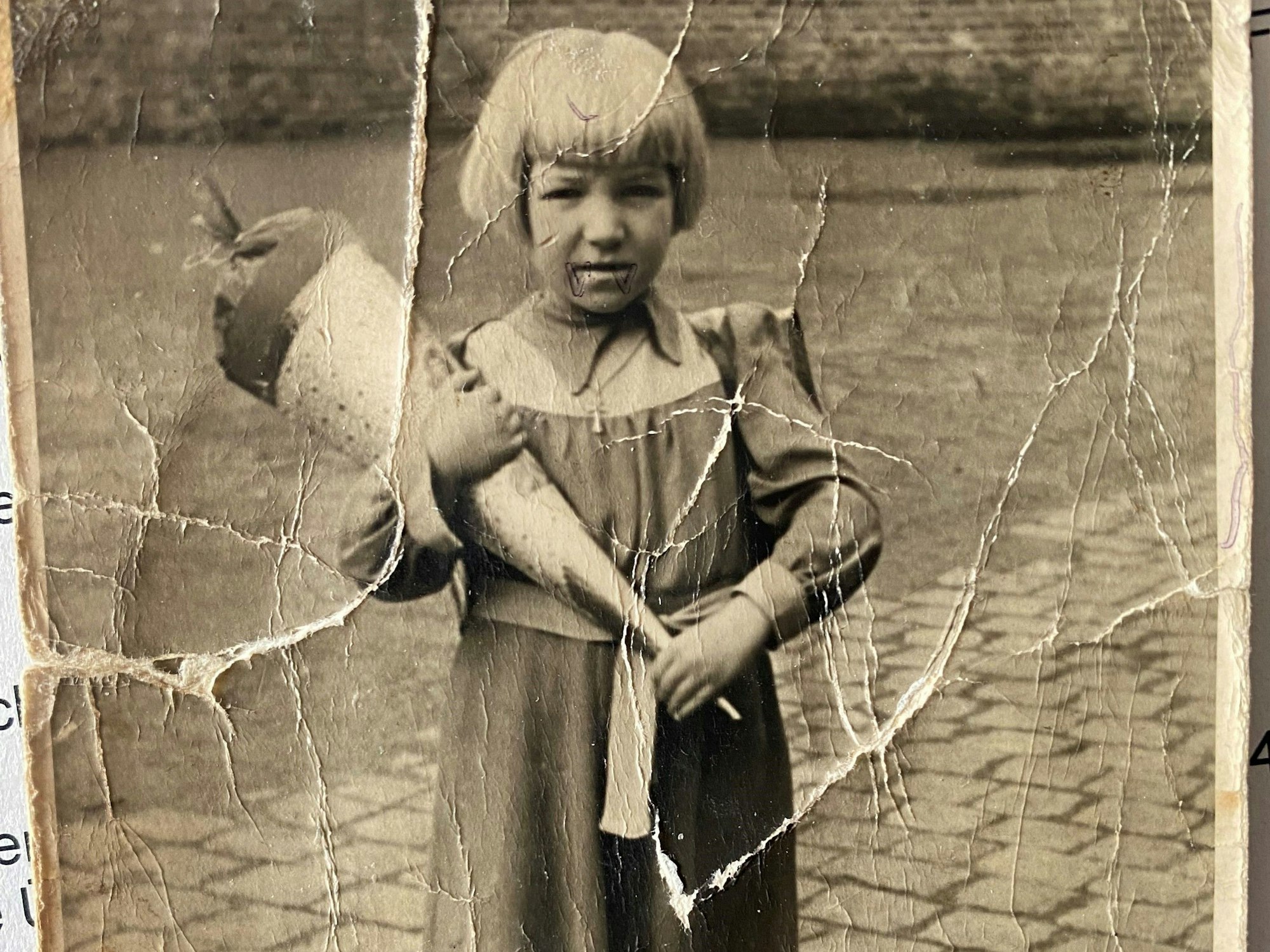 Ein Mädchen mit Schultüte