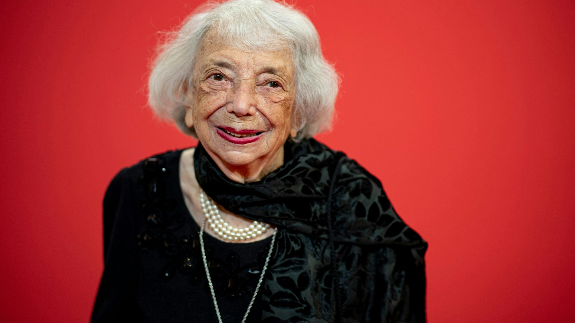 Die Holocaust-Überlebende Margot Friedländer 2021 bei der Preisverleihung des „Preis für Verständigung und Toleranz“ in Berlin.