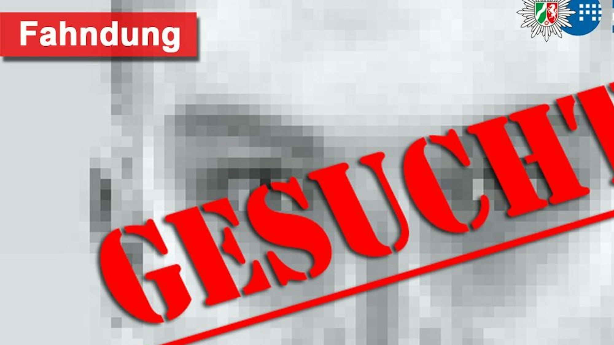 Fahndungsplakat der Polizei Recklinghausen nach zwei Tatverdächtigen eines Ladendiebstahls in Dorsten
