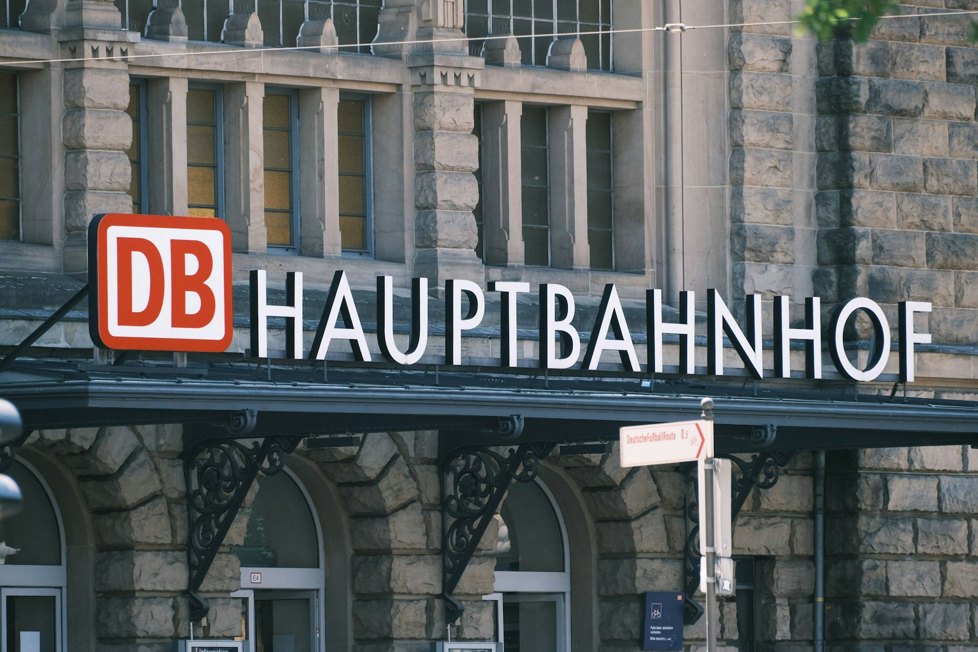 Der Krefelder Hauptbahnhof