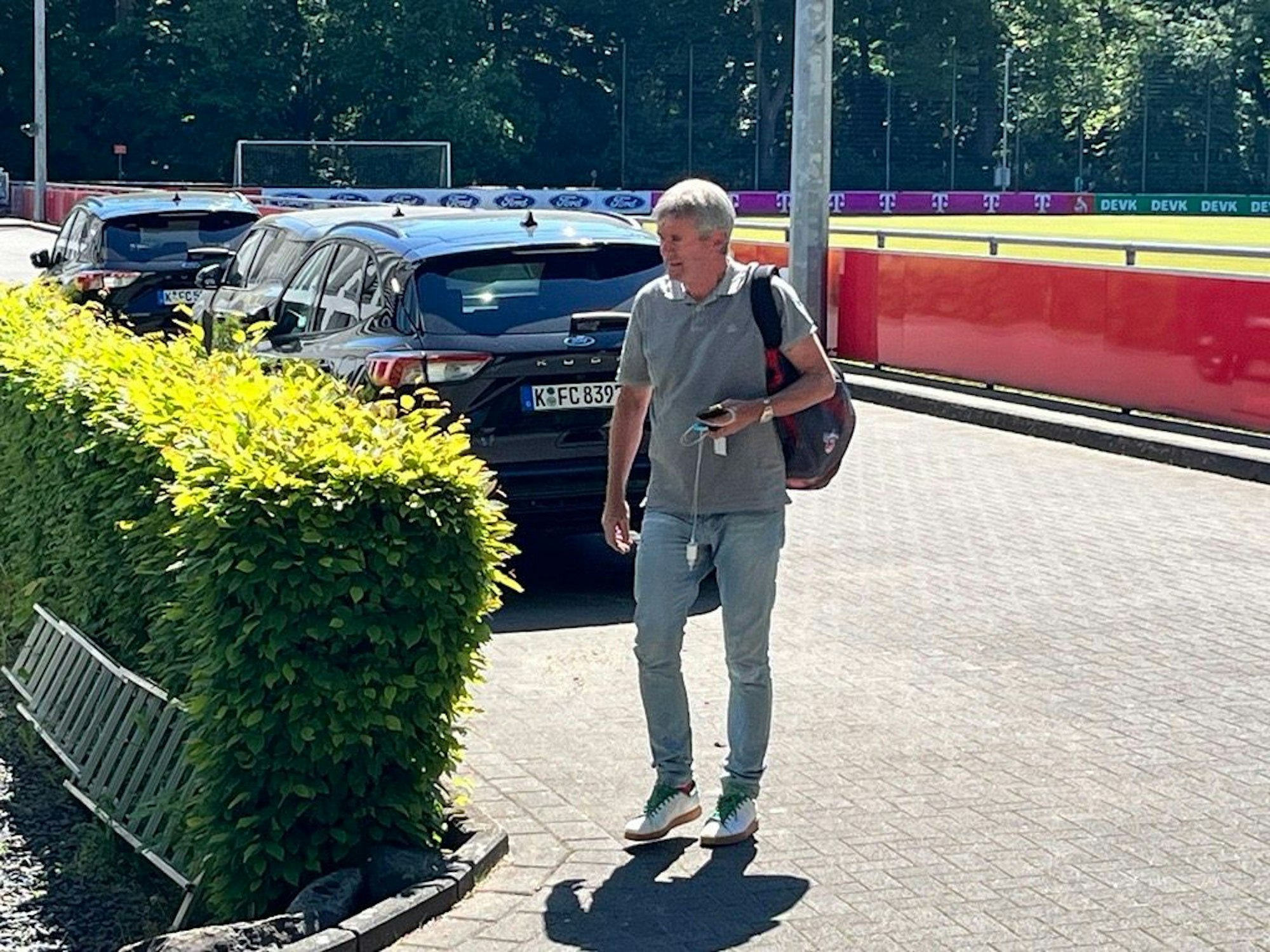 Friedhelm Funkel kommt am Samstag (10. Mai 2025) am Geißbockheim an.