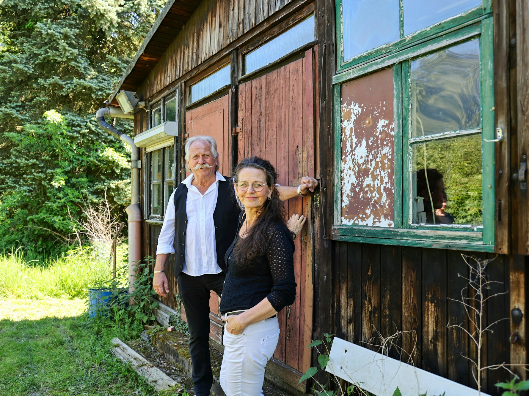 Henning Krautmacher mit seiner Schwester Elke.