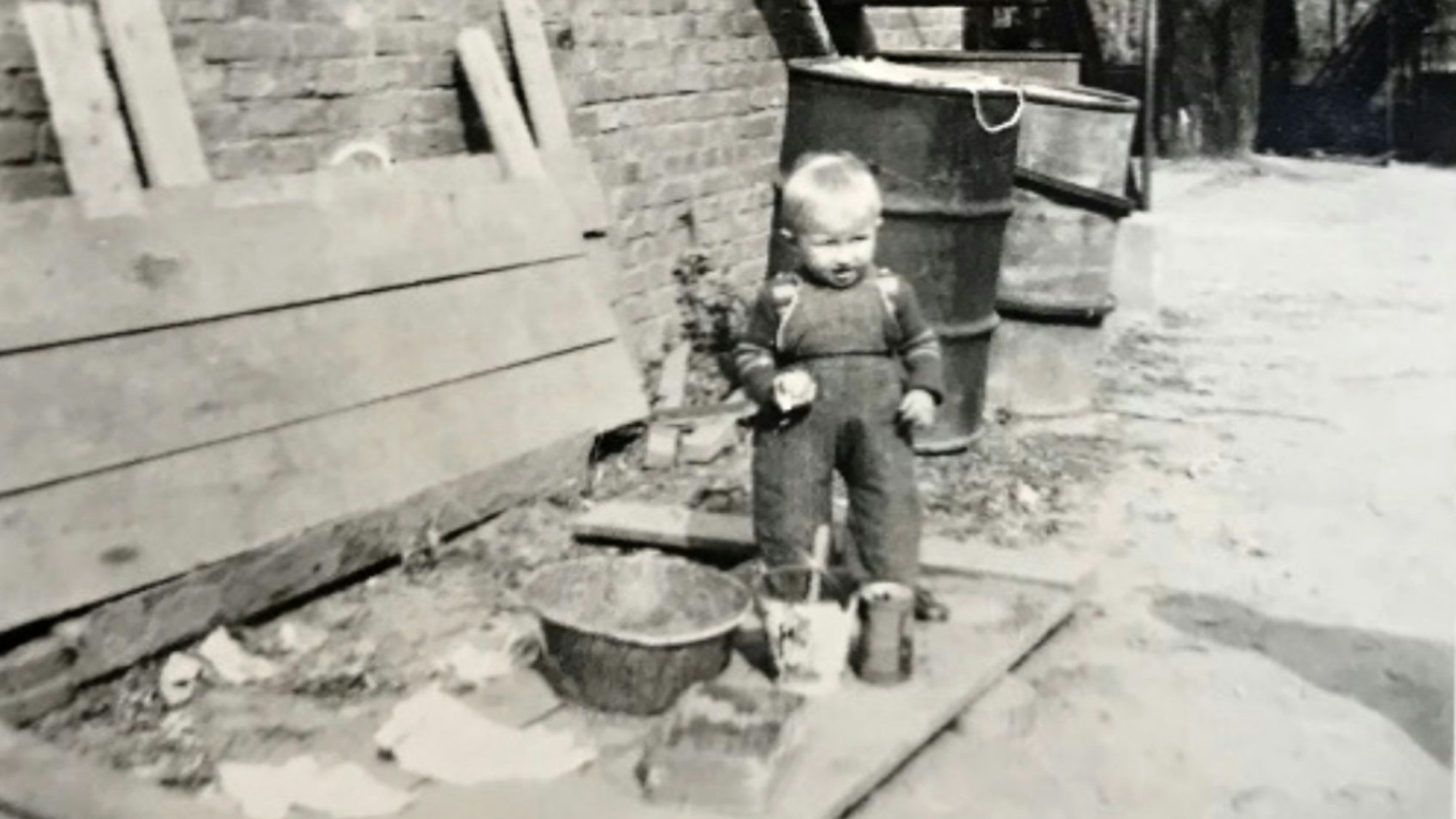 Henning Krautmacher als kleines Kind.