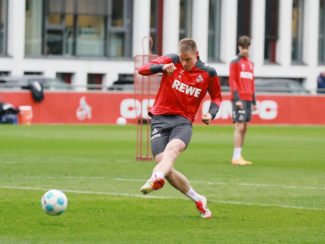 Steffen Tigges im Training des 1. FC Köln.