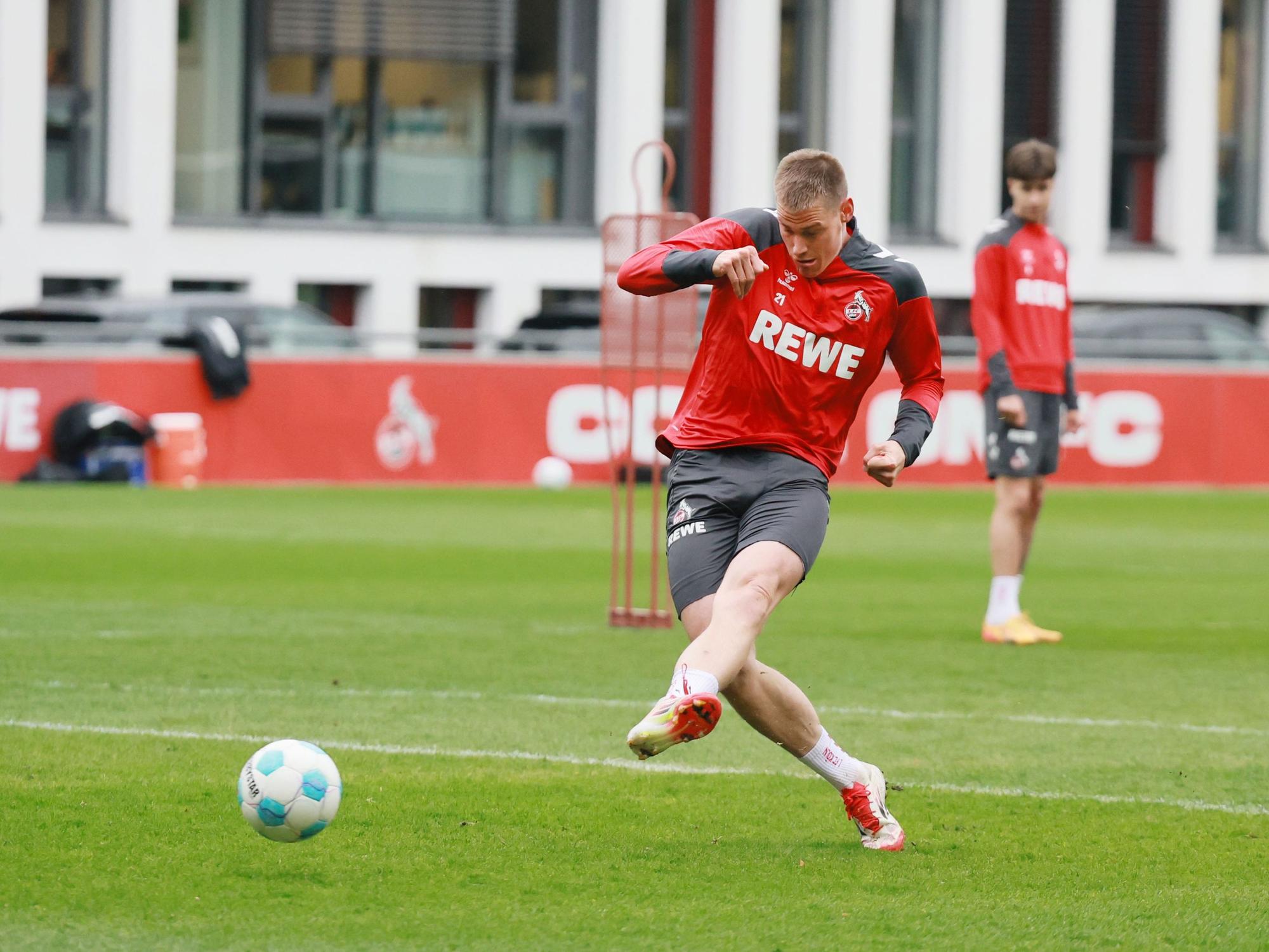 Steffen Tigges im Training des 1. FC Köln.