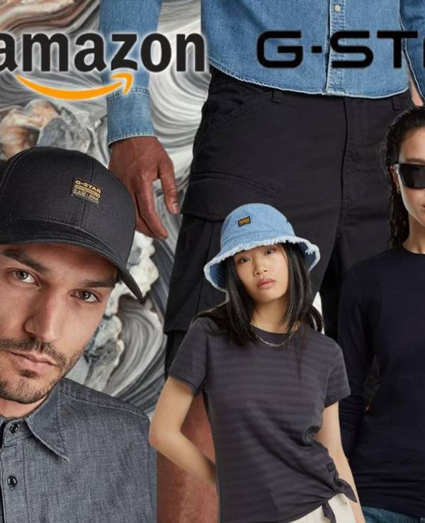 Auf dem Bild sind Models zu sehen, die G Star Mode gekonnt in Szene setzen.