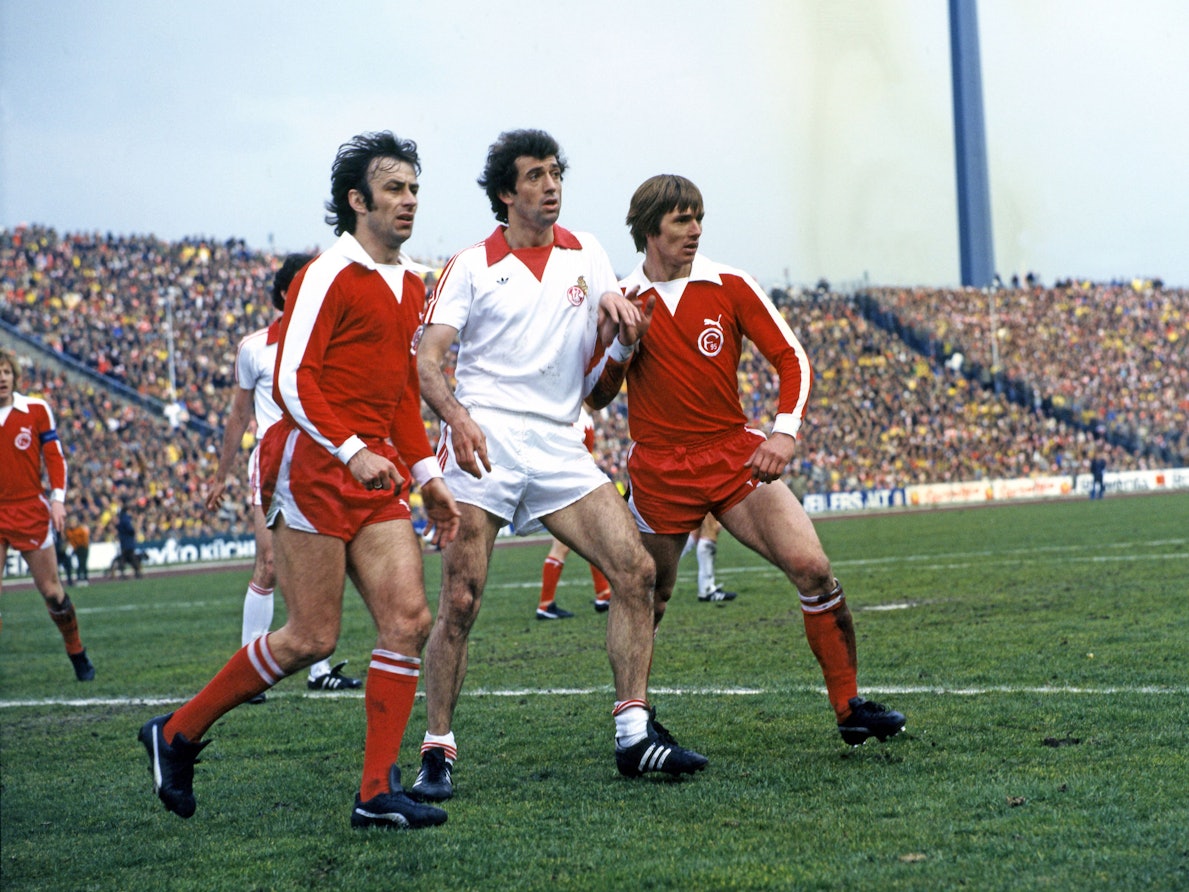 DFB-Pokal Finale 1978 zwischen dem 1. FC Köln und Fortuna Düsseldorf in Gelsenkirchen.