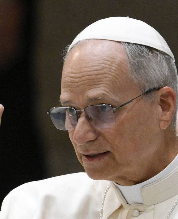 Papst Leo XIV. bei einer Audizienz im Vatikan.
