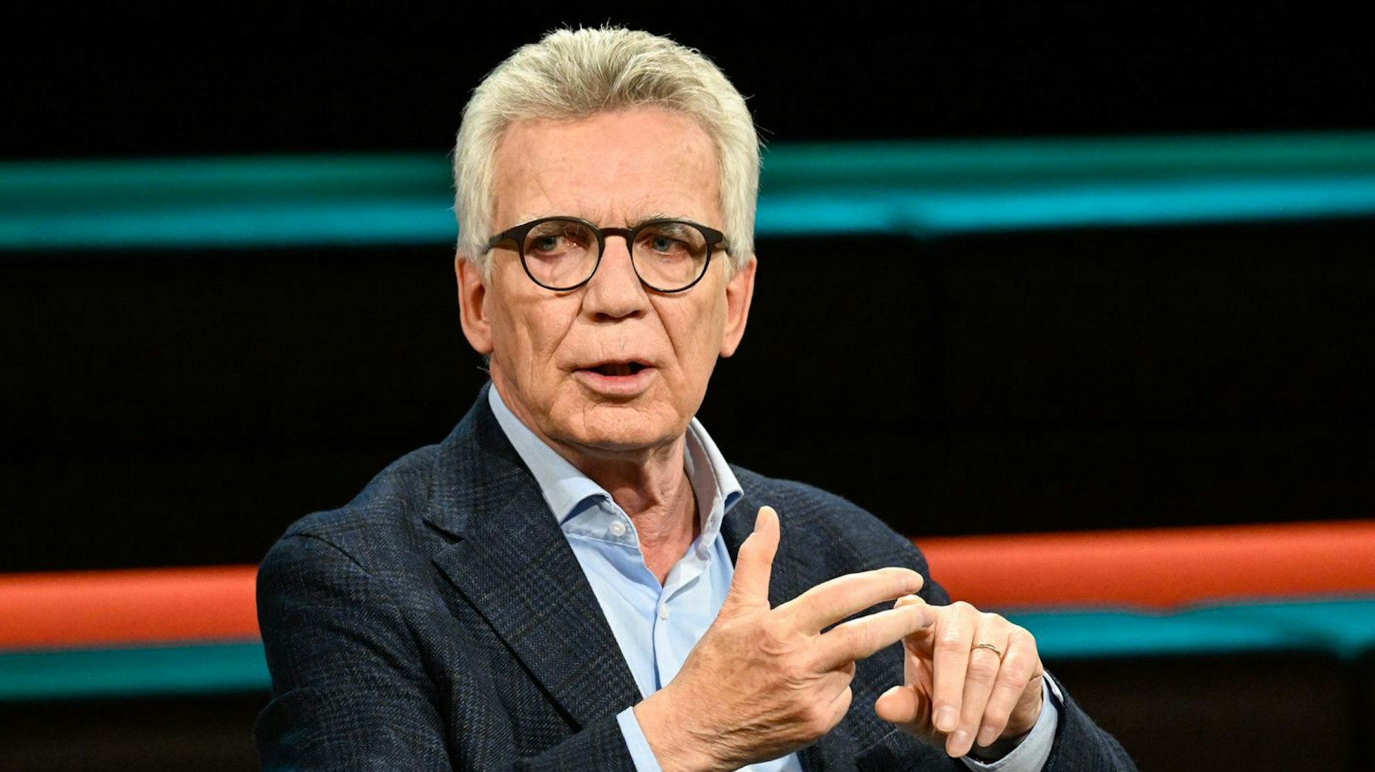 Ex-Bundesinnenminister Thomas de Maizière kritisierte die Haltung der Linkspartei zum Thema Abschiebungen und sagte: „Das ist nicht meine Position.“