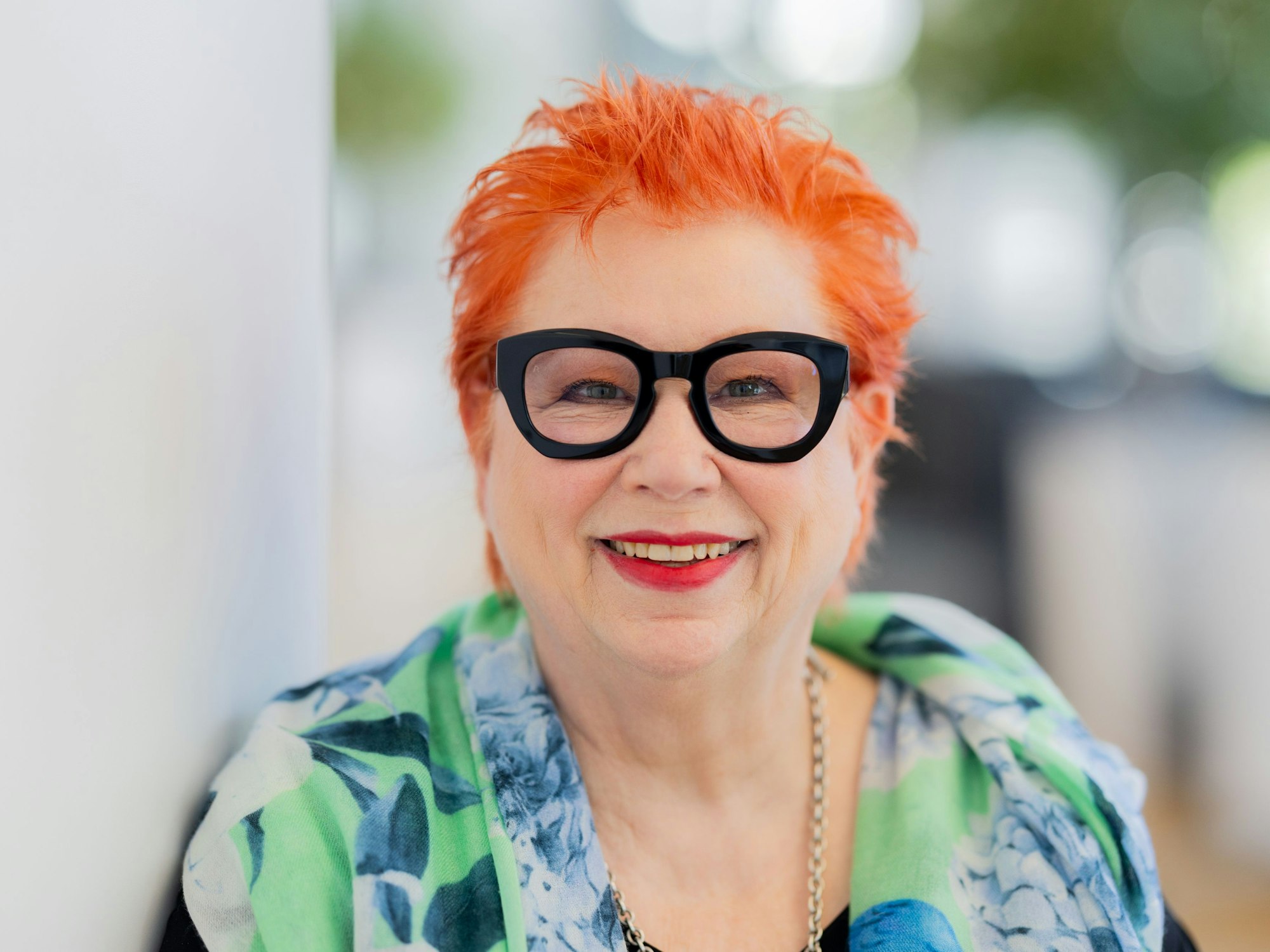 Barbara Salesch, Juristin und ehemalige Richterin, posiert für den Fotografen.