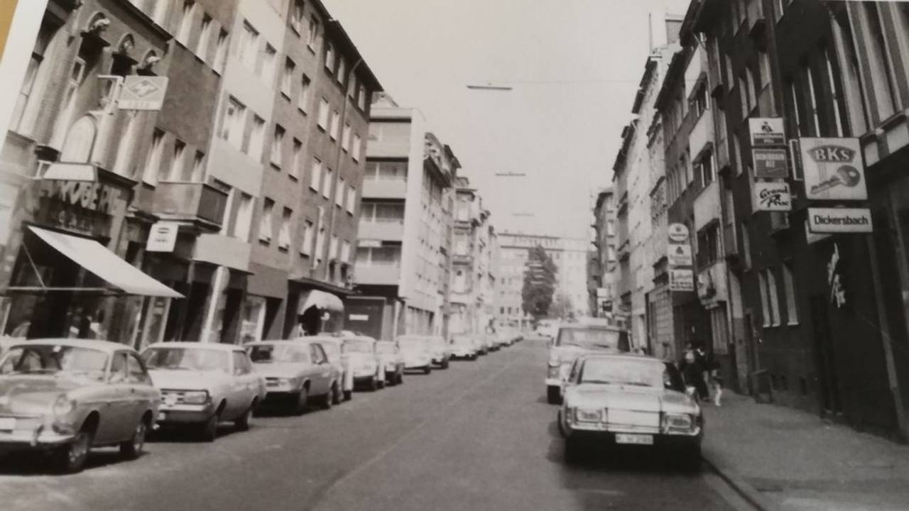 Historische Aufnahme der Kyffhäuser Straße