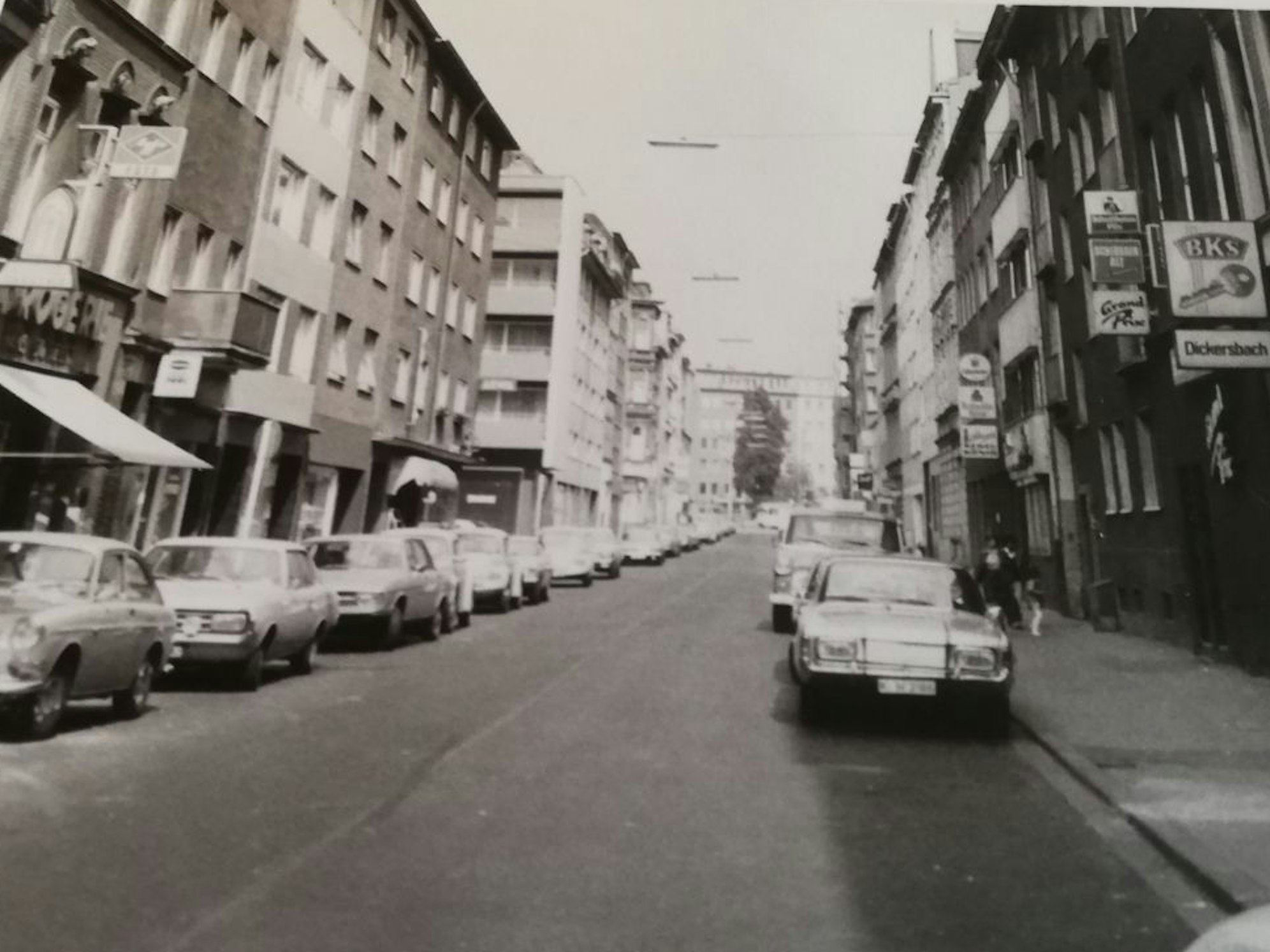 Historische Aufnahme der Kyffhäuser Straße