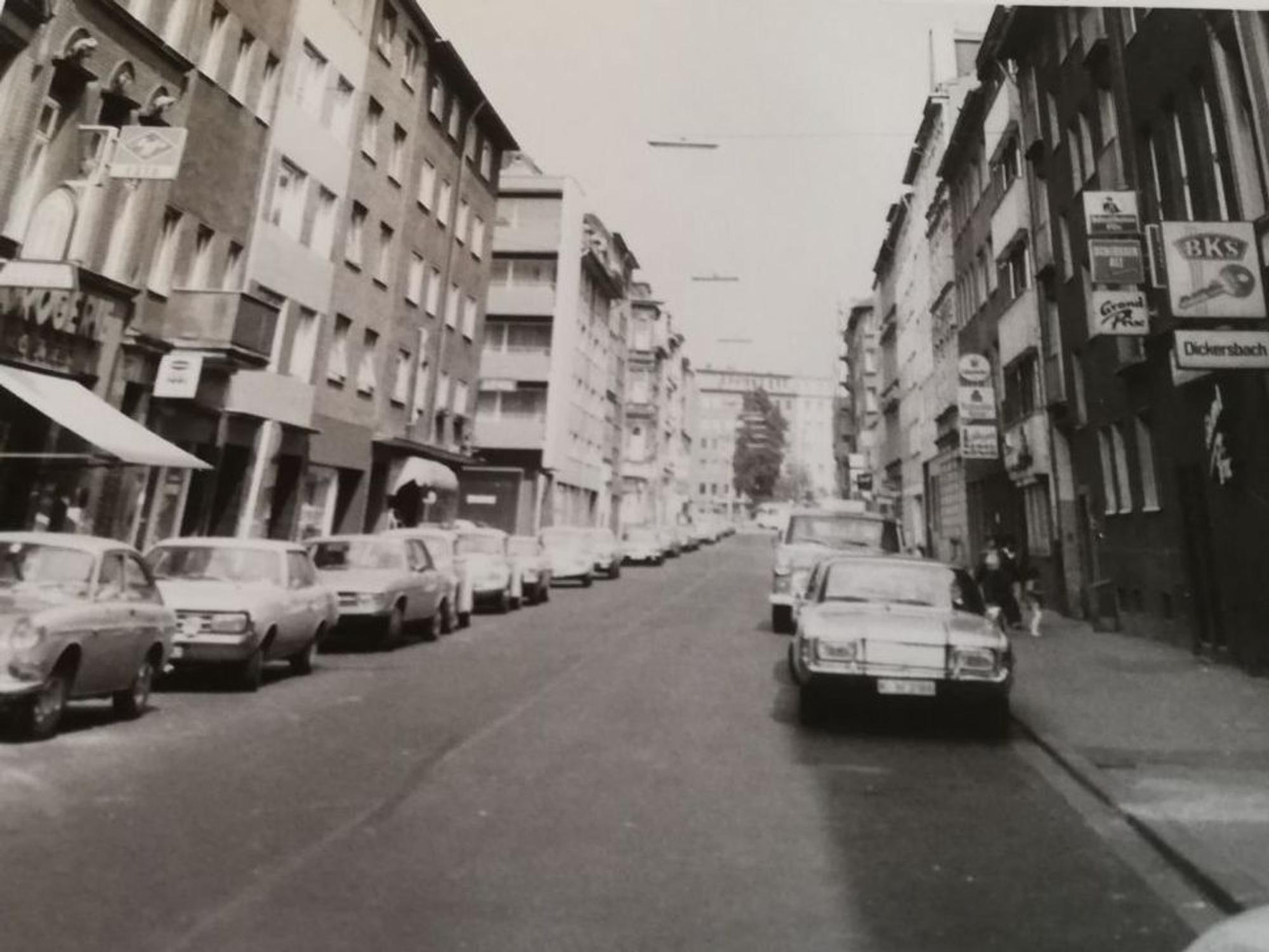 Historische Aufnahme der Kyffhäuser Straße