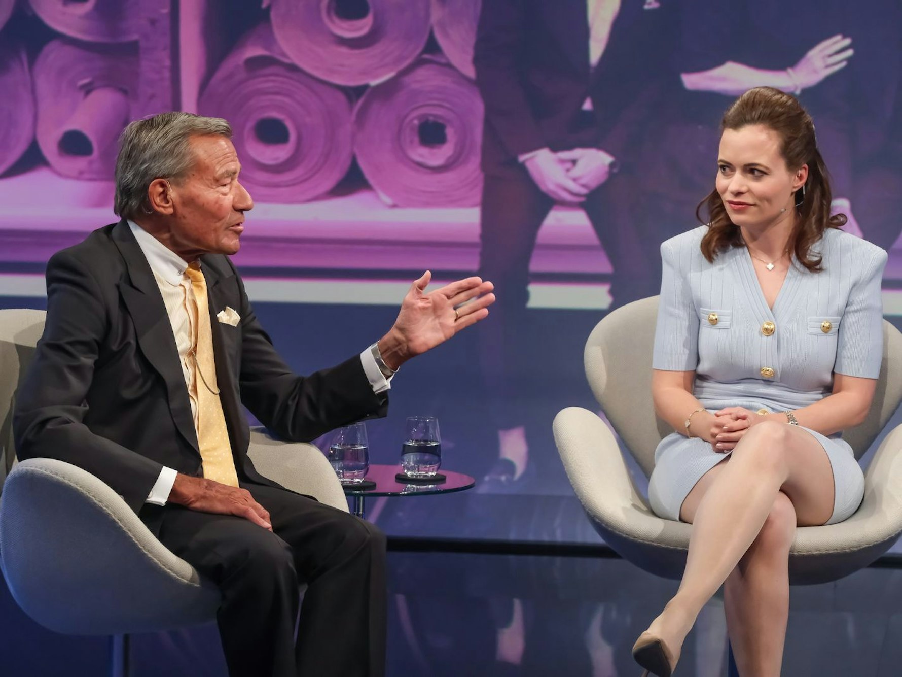 Warum die Union nicht mehr der AfD rede, irritierte Wolfgang Grupp. Seine Tochter Bonita erklärte die Ursachen dafür. (Bild: WDR / Oliver Ziebe)