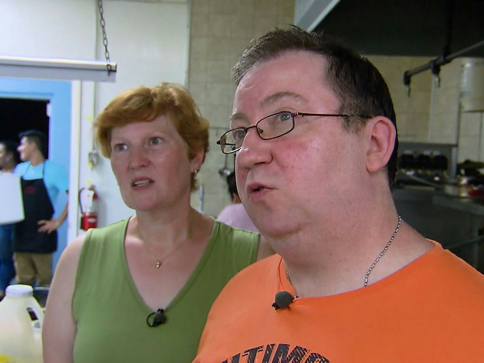 Gestresst, aber optimistisch: Petra und Andreas Lehmann 2015 in ihrem „Schnitzel House“. (Bild: VOX)