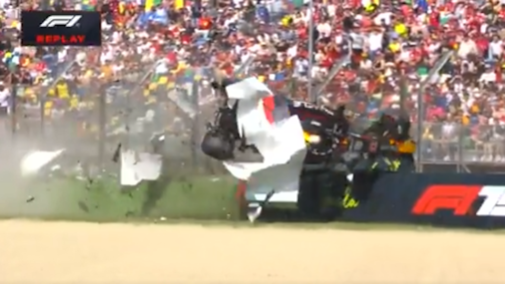 Yuki Tsunoda crashte im Qualifying am 17. Mai 2025 im italienischen Imola schwer.