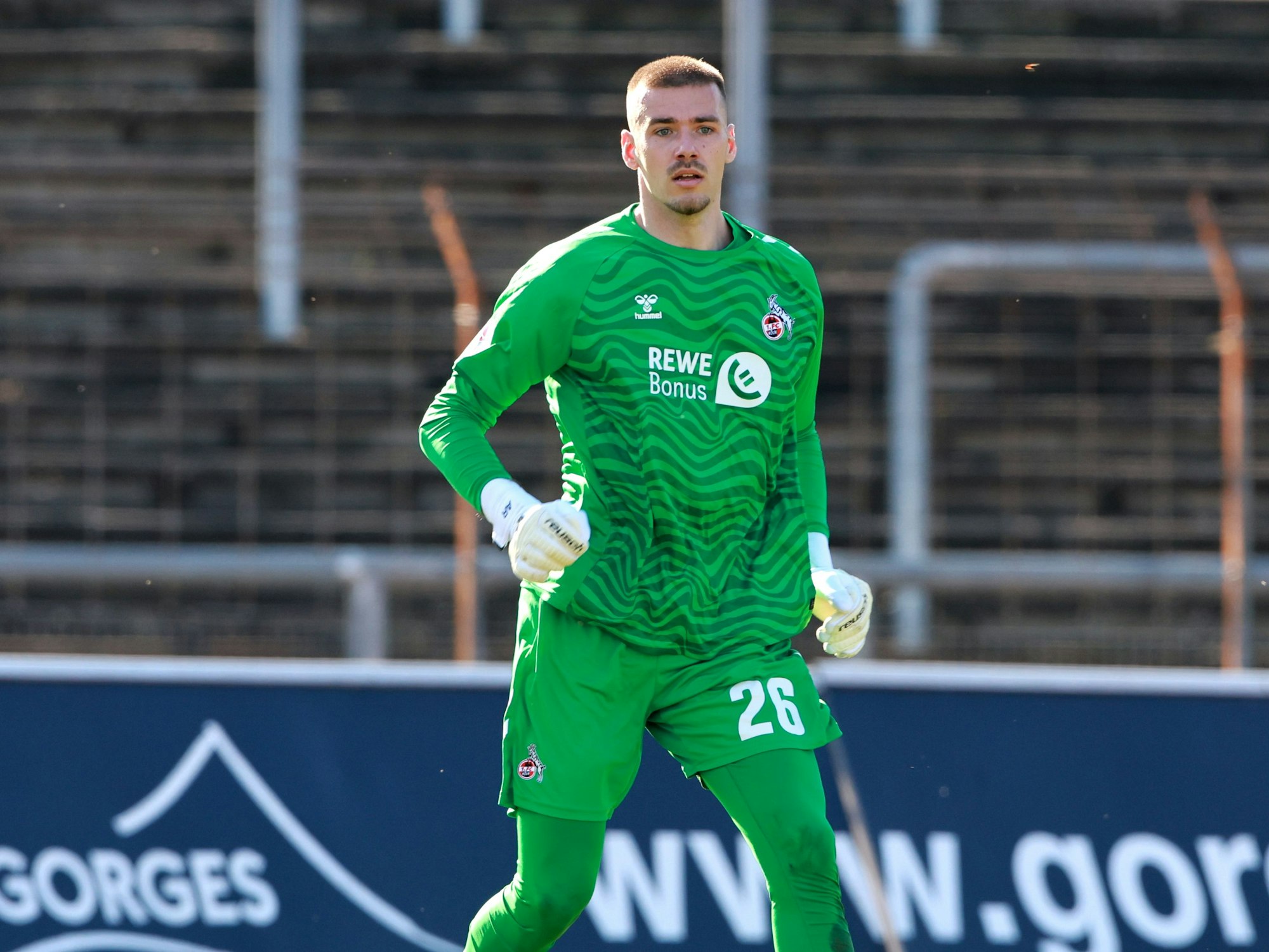 Anthony Racioppi im Test gegen Verl.