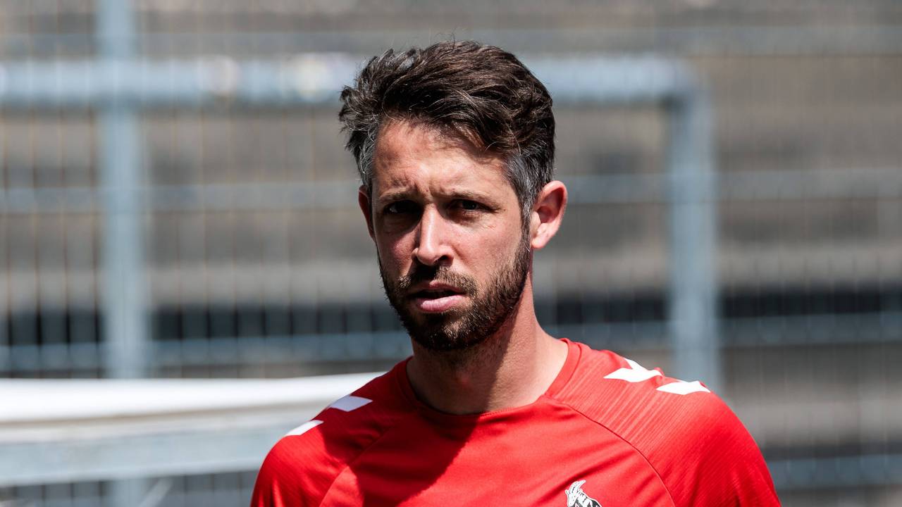 Mark Uth trainiert mit dem 1. FC Köln im Franz-Kremer-Stadion.