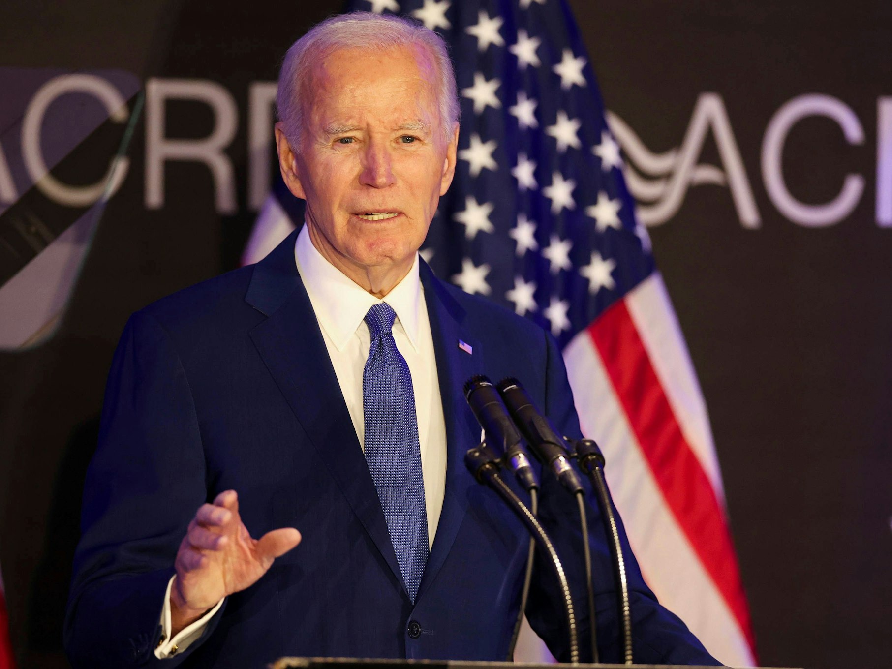 Joe Biden bei einer Ansprache.