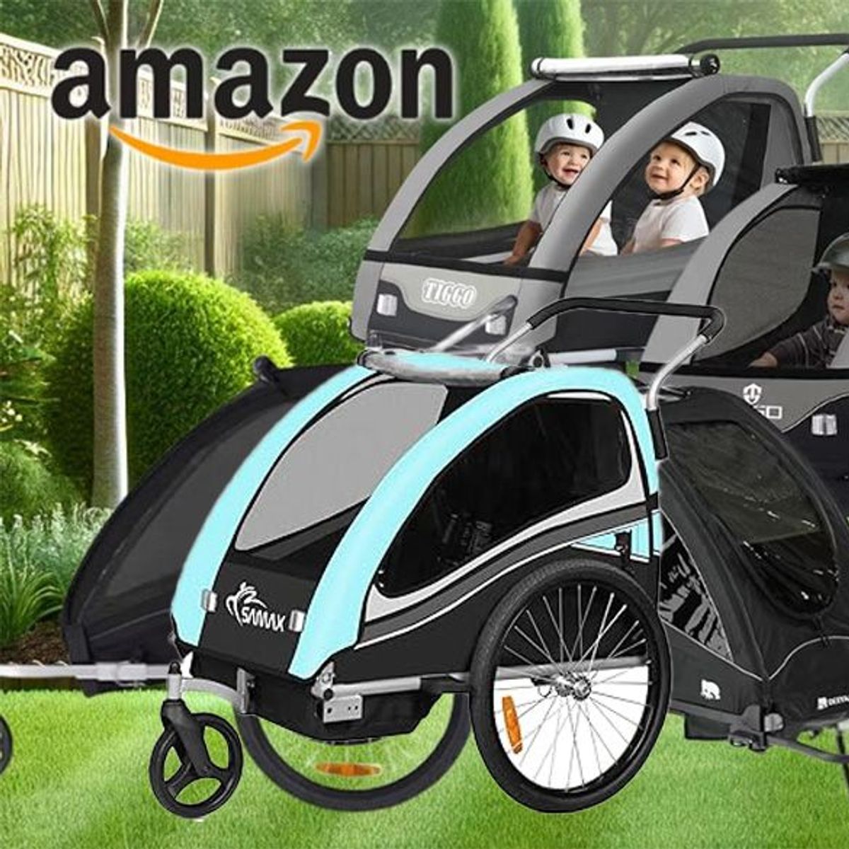 Fahrradanhänger Top Deals im Amazon Sale: Für jedes Wetter und jetzt bis 41% Rabatt – mit Kind oder Hund praktisch und umweltbewusst unterwegs