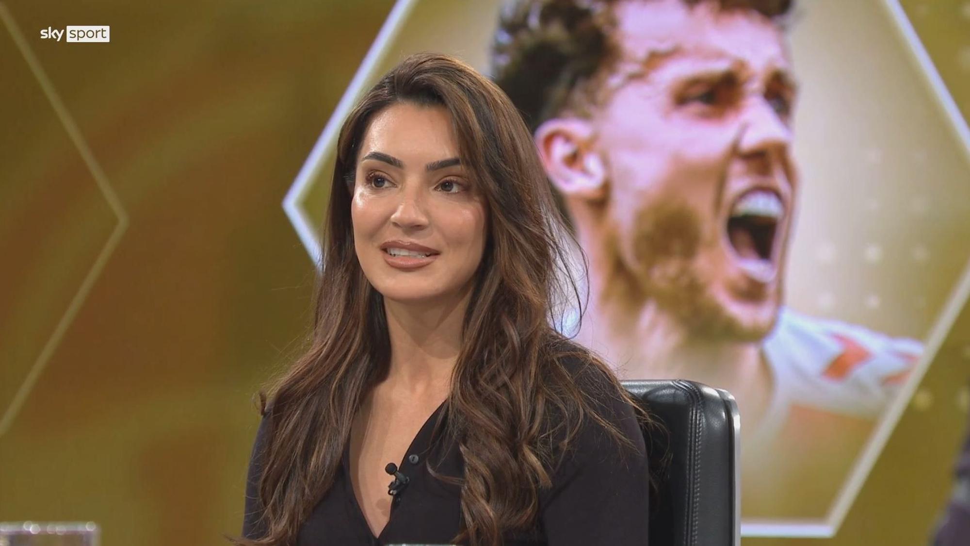 Valentina Maceri spricht bei Sky über die Fußball-Bundesliga.