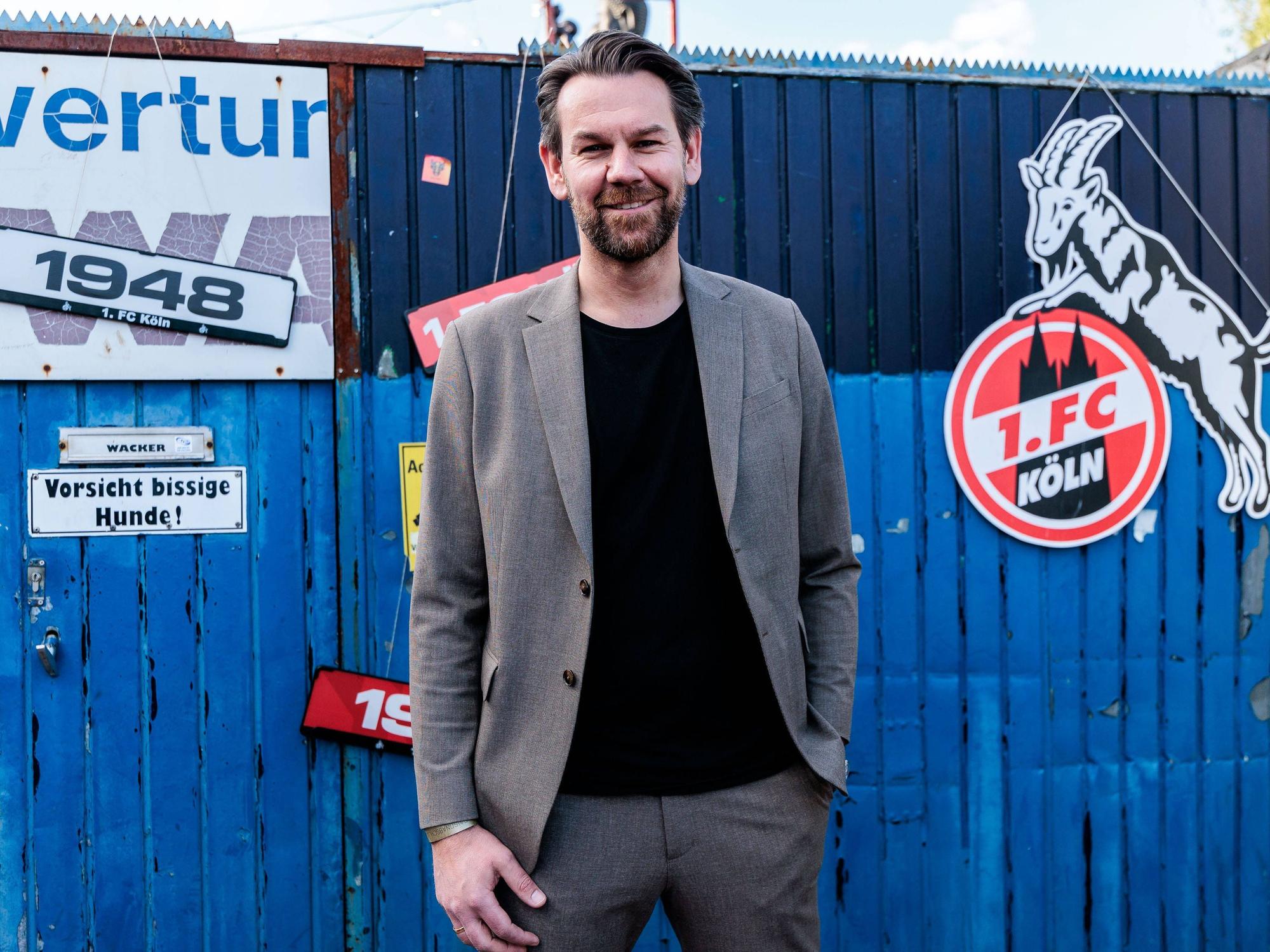 Thomas Kessler bei der Saisonabschlussfeier des 1. FC Köln.