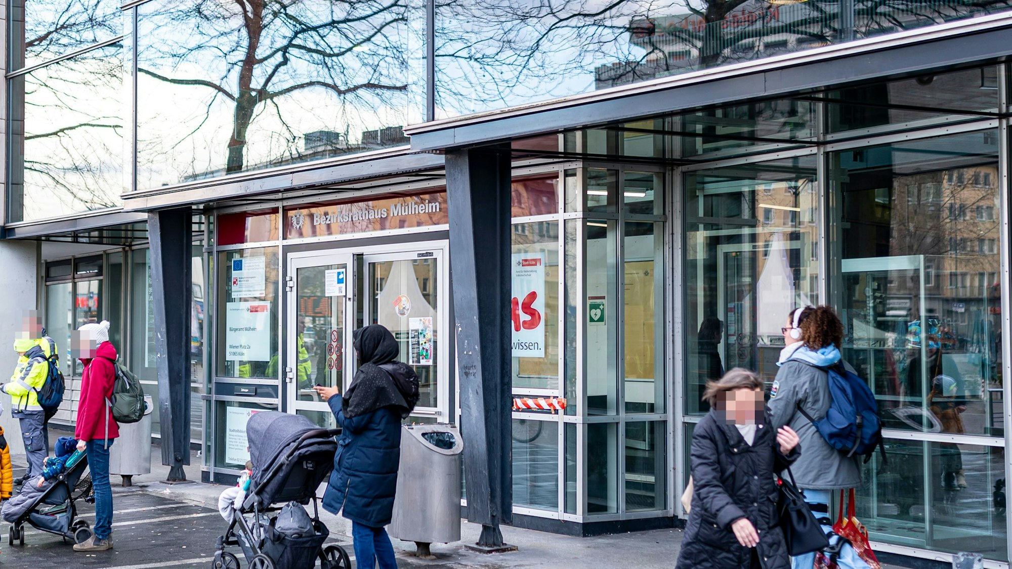 Das Kölner Bürgeramt am Wiener Platz in Köln-Mülheim