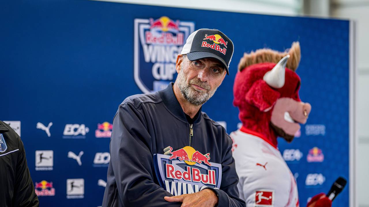 Jürgen Klopp am 24. April 2025 beim Red Bull Wings Cup in Leipzig.