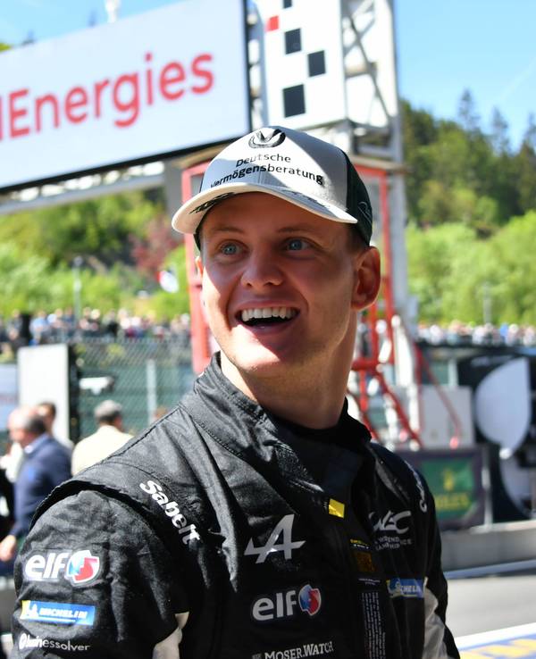 Mick Schumacher am 10. Mai 2025 bei einem Rennen in Belgien.