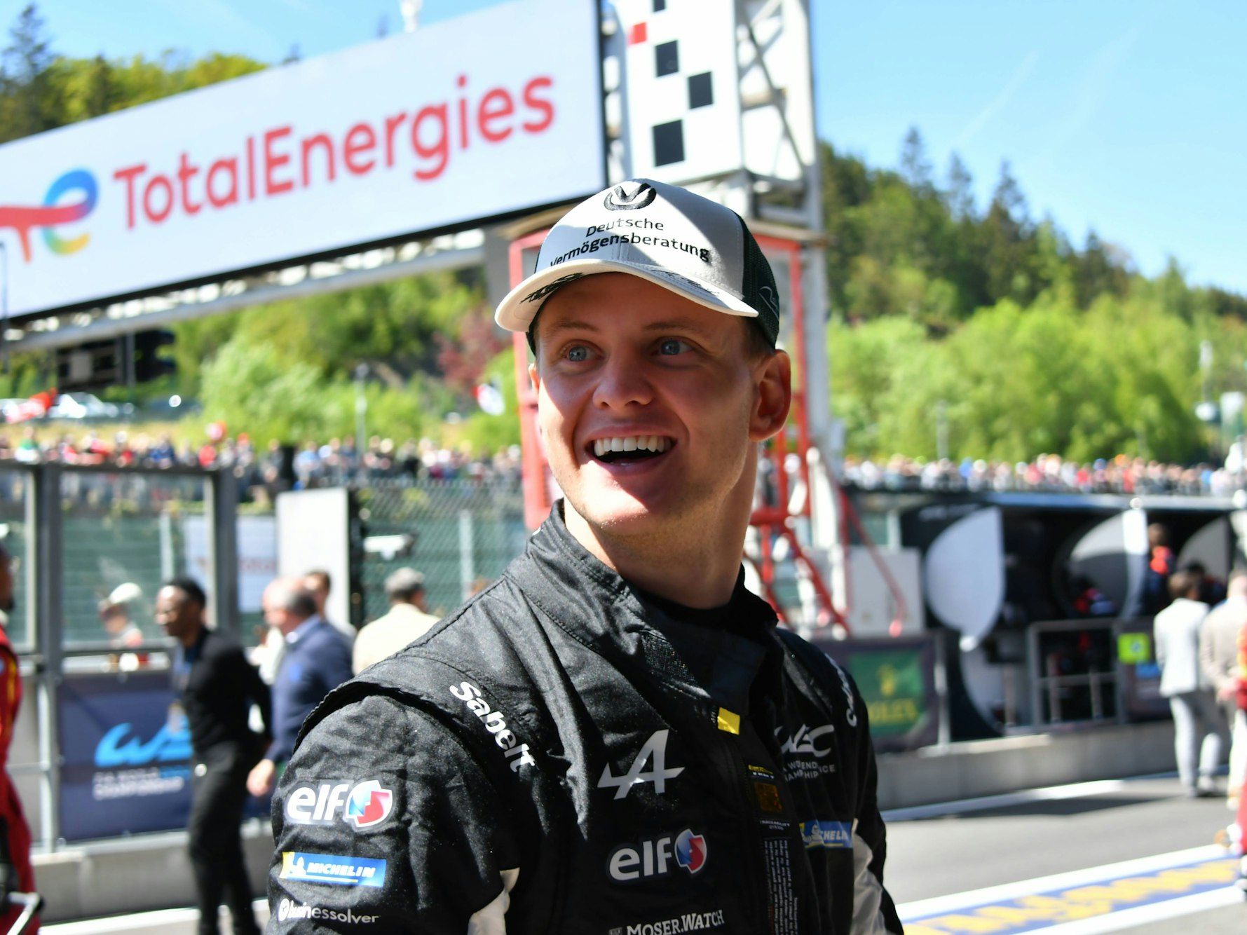 Mick Schumacher am 10. Mai 2025 bei einem Rennen in Belgien.
