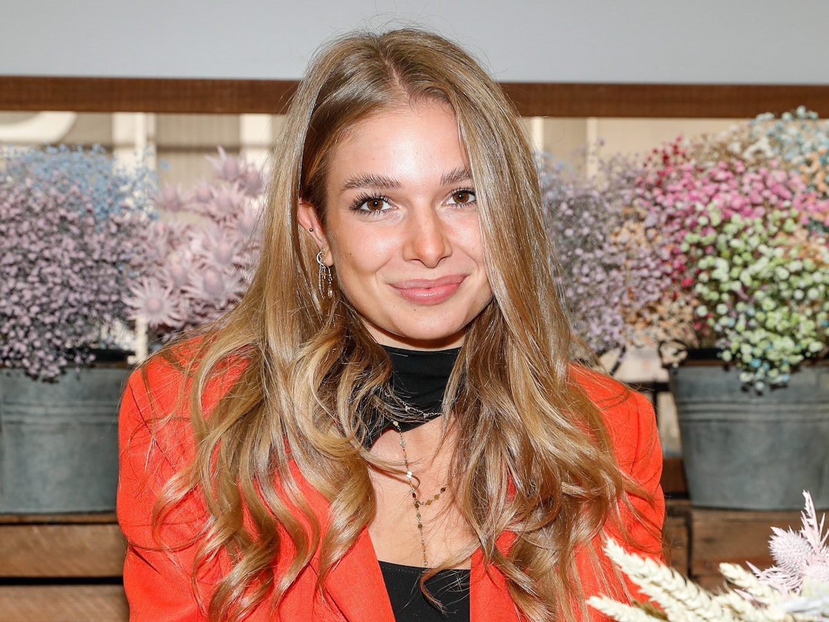 Moderatorin Lola Weippert bei dem Special Day im P&C-Weltstadthaus Berlin.