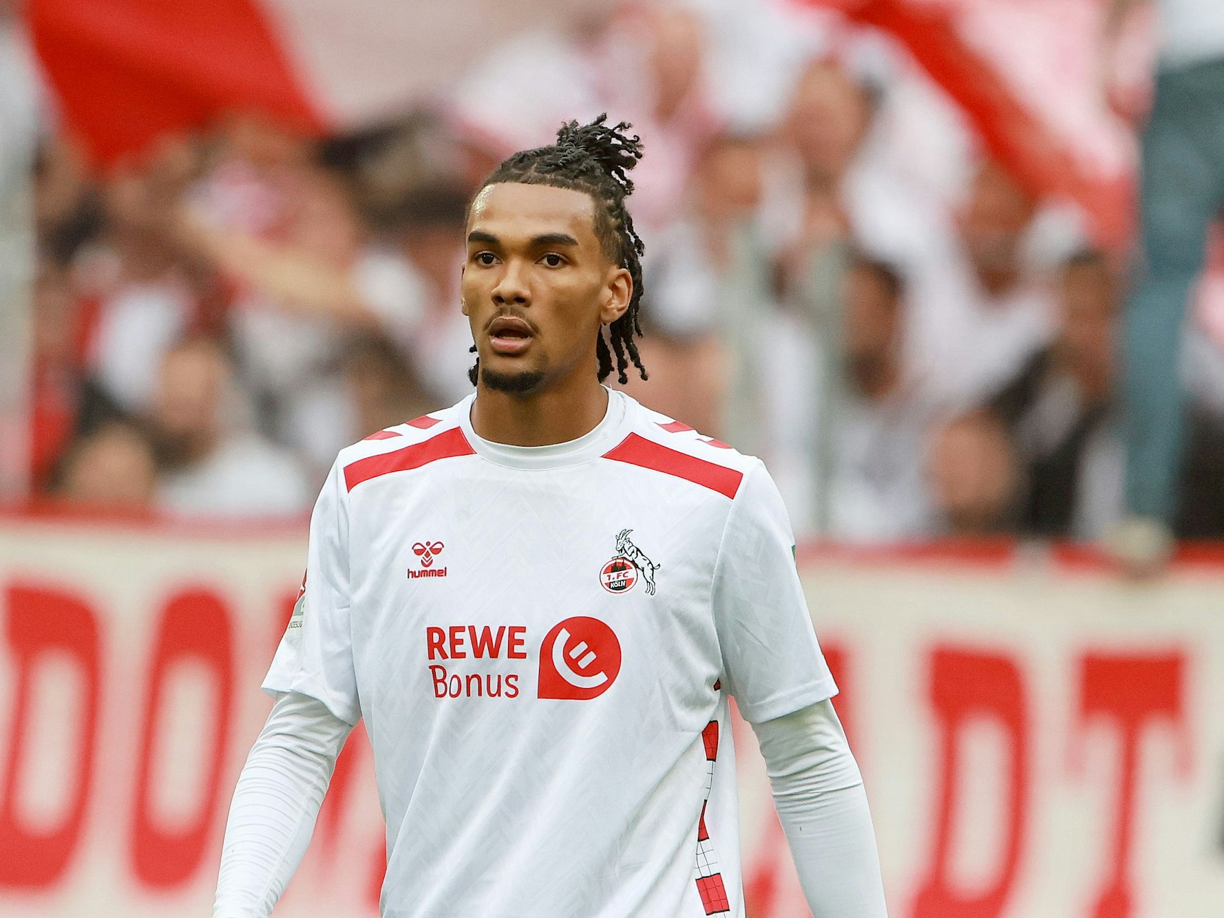 Damion Downs im Trikot des 1. FC Köln.
