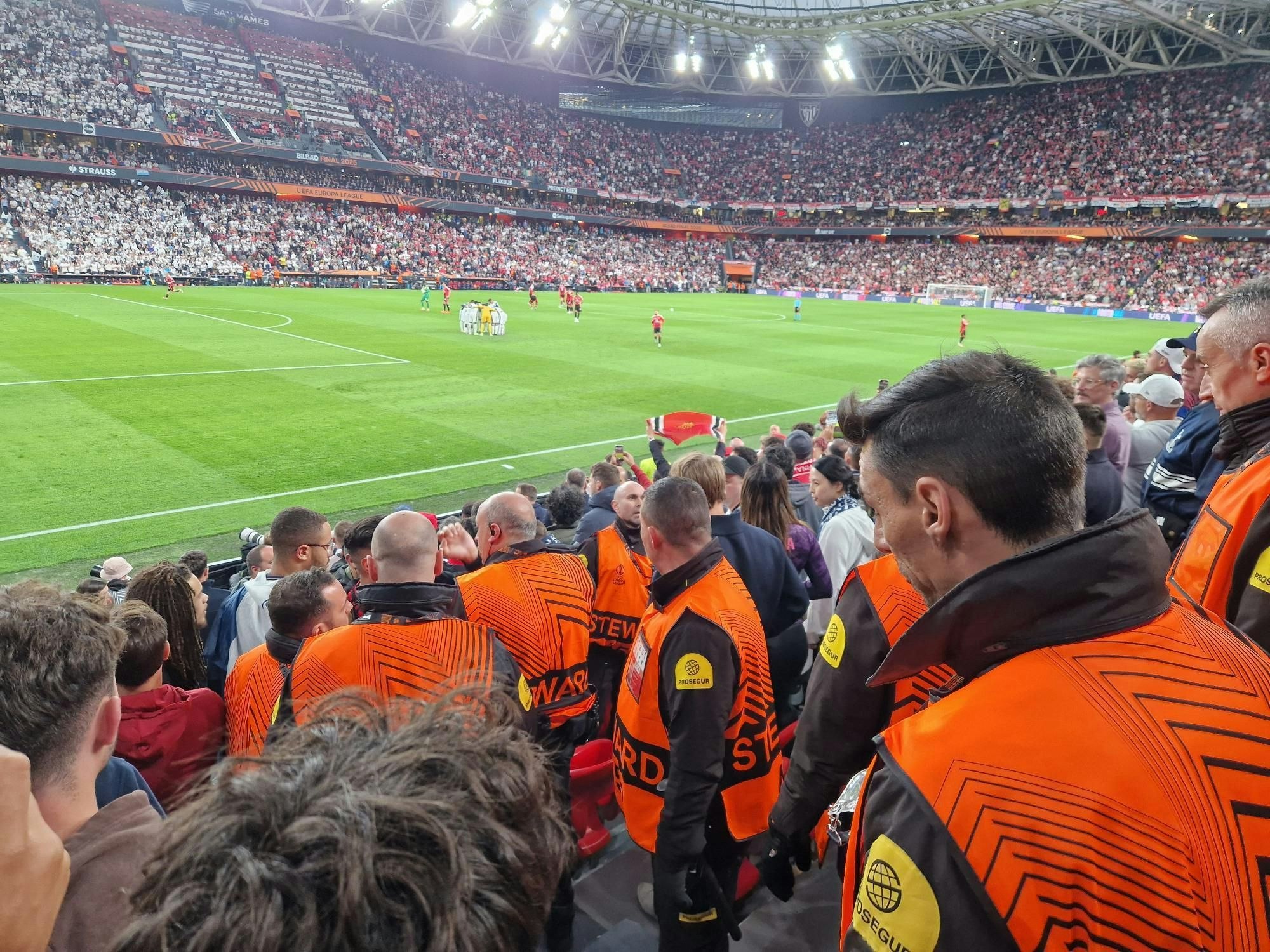Security-Einsatz beim Europa-League-Finale in Bilbao.