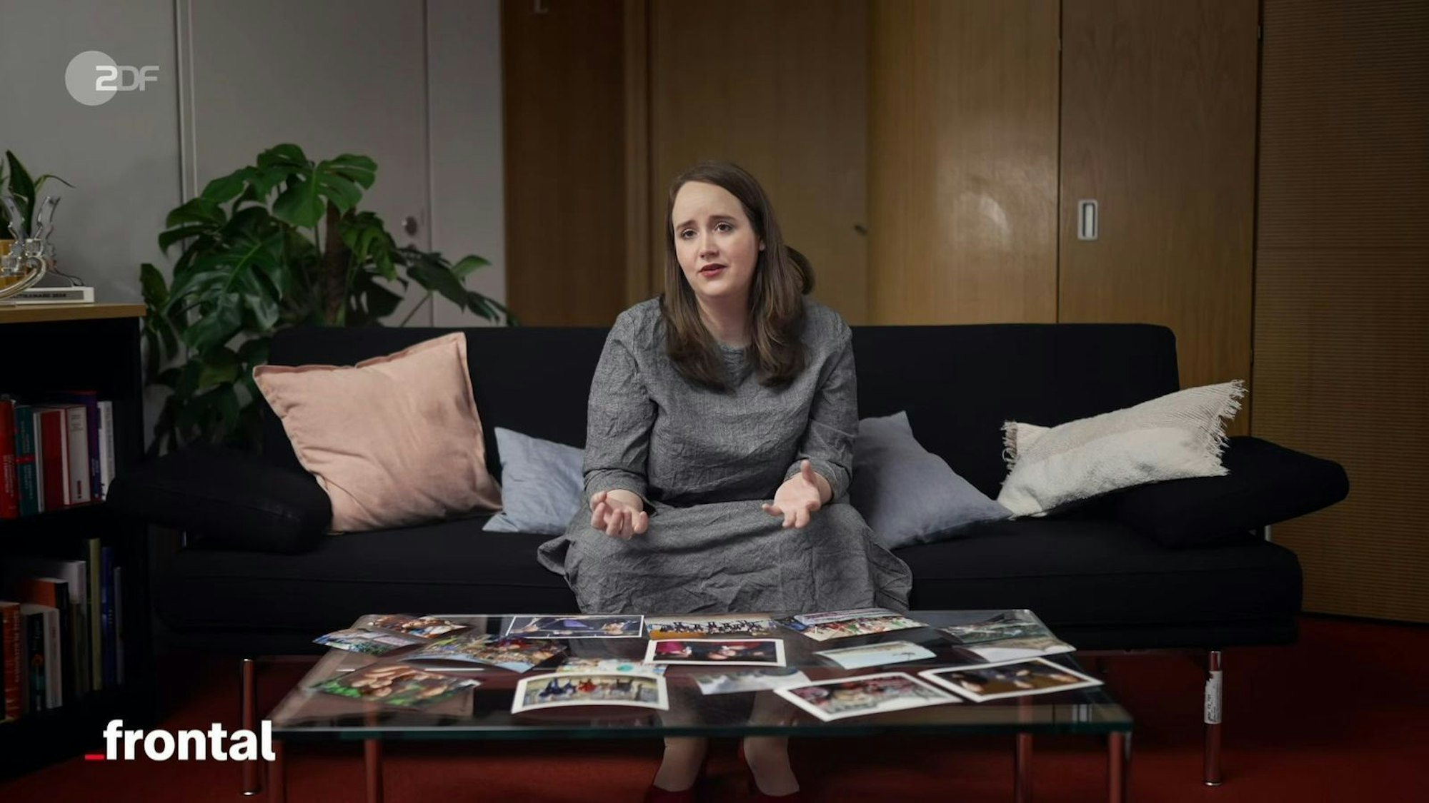 „Wir werden hart kämpfen müssen“, ahnt Ricarda Lang. (Bild: ZDF)