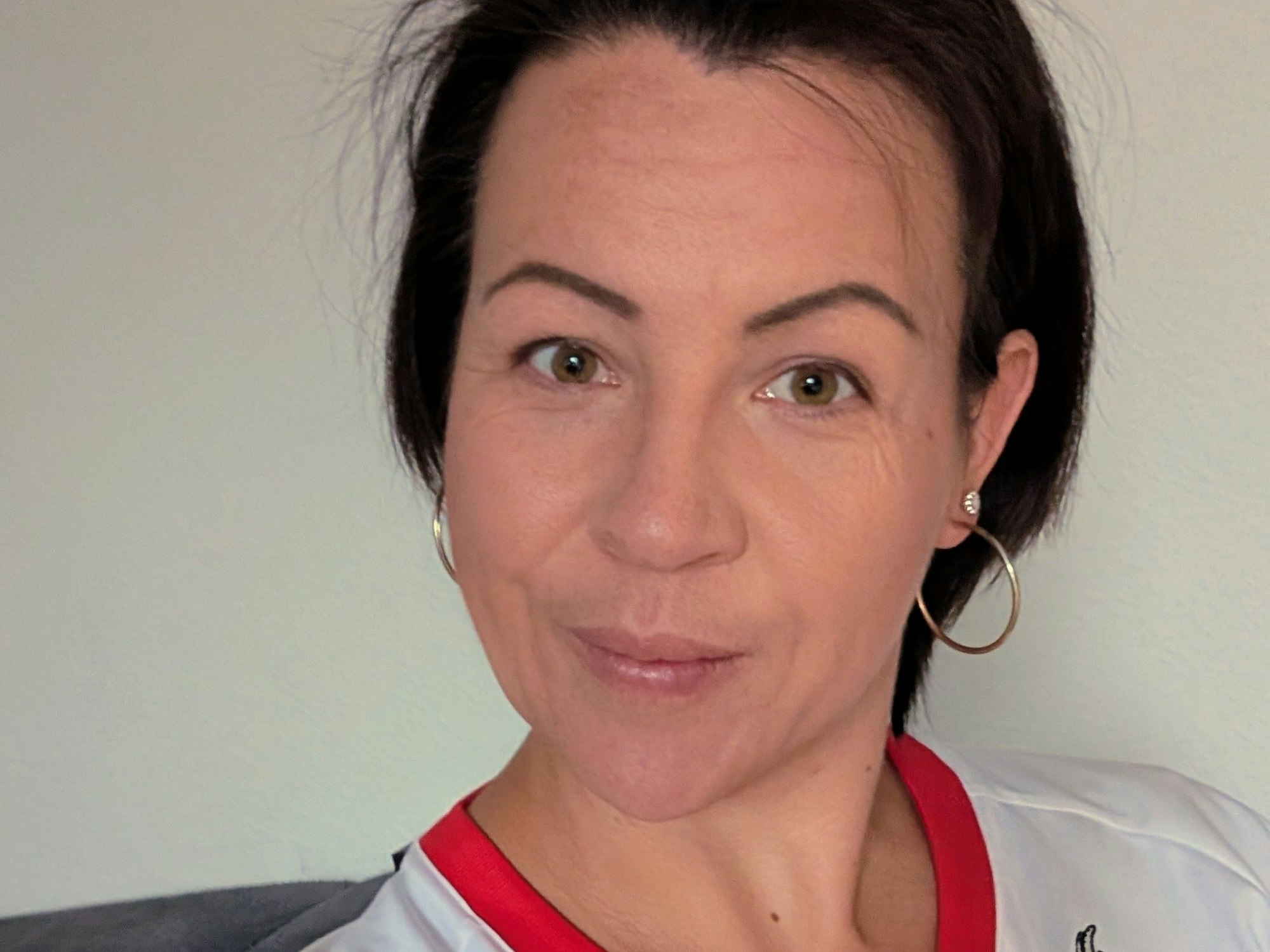 Daniela bekam von einem Fan ein Ticket für das Saisonfinale geschenkt.