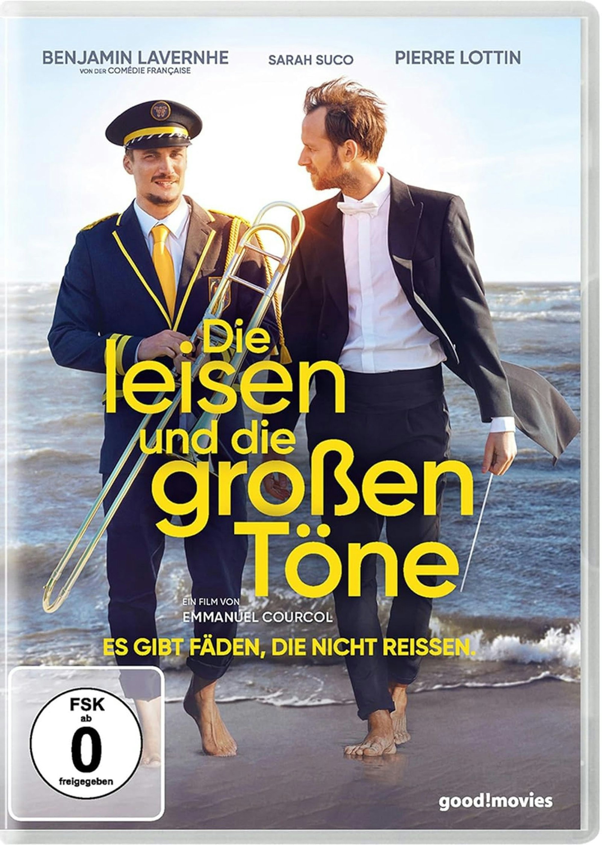 In der französischen Tragikomödie „Die leisen und die großen Töne“ lernt Thibaut (Benjamin Lavernhe, rechts) seinen jüngeren Bruder Jimmy (Pierre Lottin) kennen. (Bild: Neue Visionen Filmverleih)