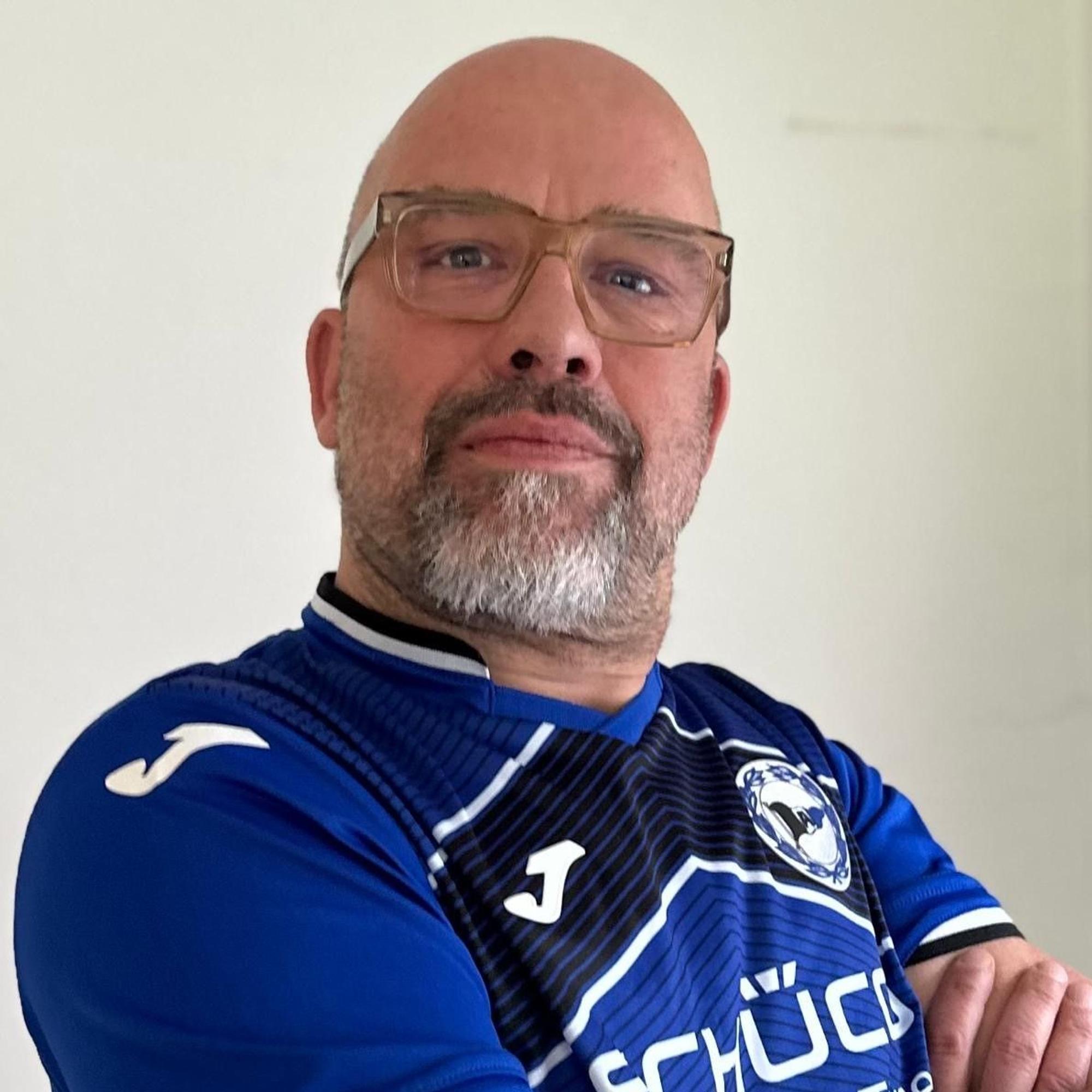 Arminia-Fan Lutz von Rosenberg-Lipinsky