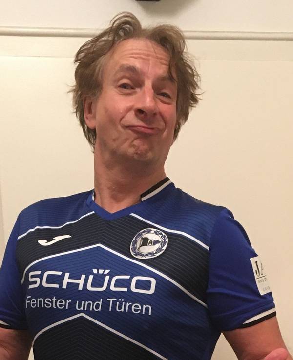 Arminia-Fan Ingolf Lück freut sich aufs erste DFB-Pokalfinale.