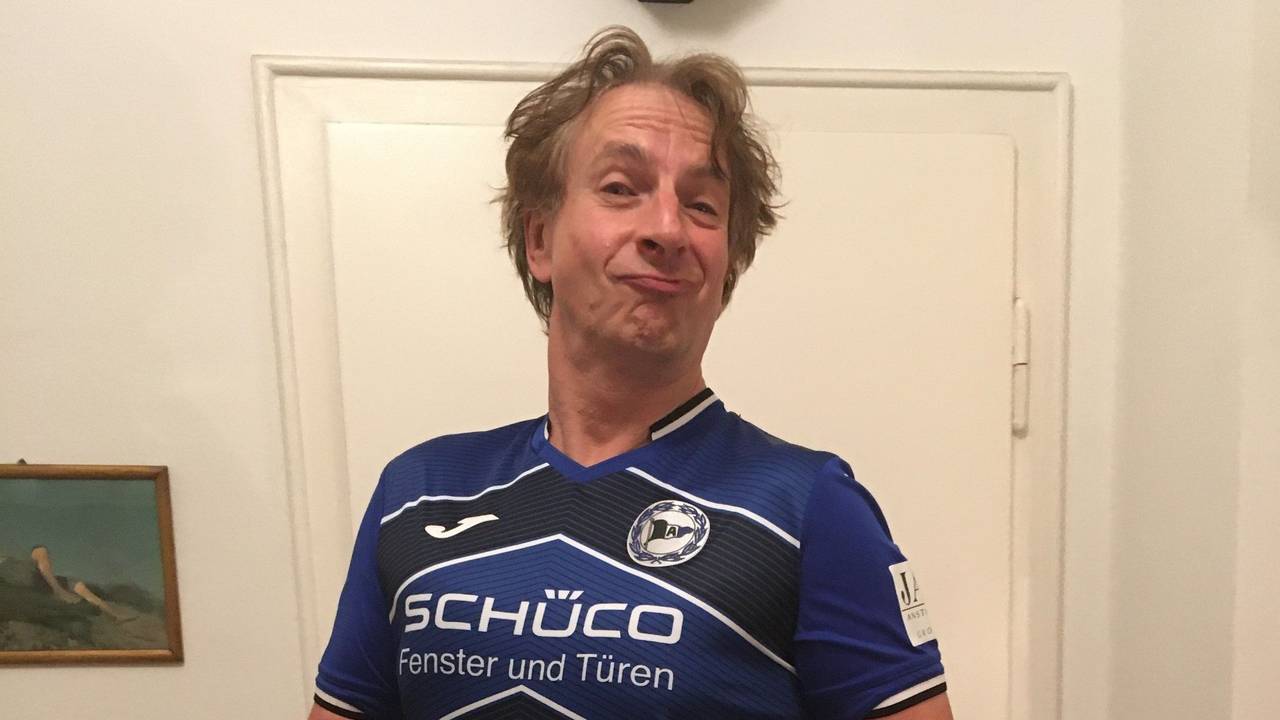 Arminia-Fan Ingolf Lück freut sich aufs erste DFB-Pokalfinale.