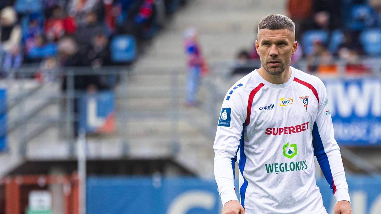 Lukas Podolski in einem Spiel von Gornik Zabrze.